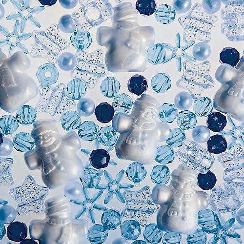 Surtido de cuentas de invierno bolsa de 12 lb