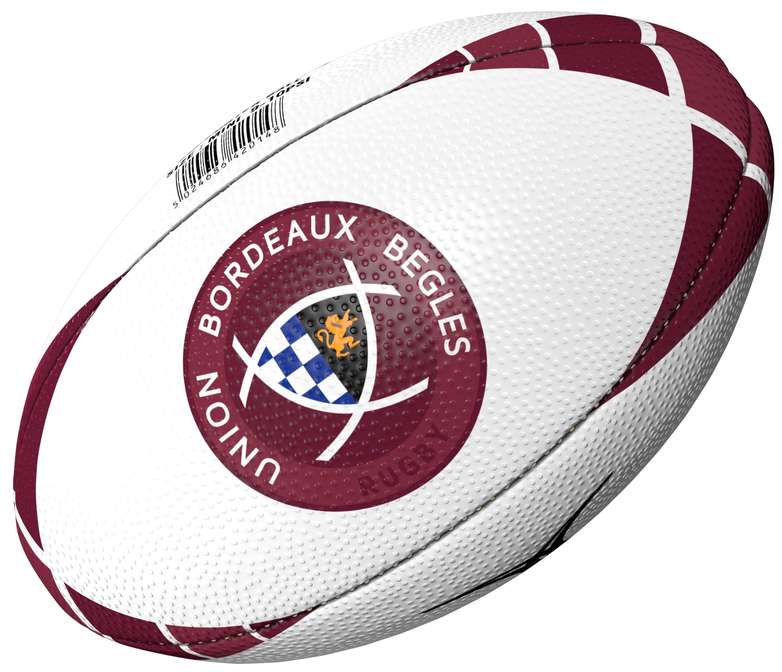 Gilbert Mini Ballon de Rugby UBB Bordeaux - Collection Officielle Union Bordeaux BEGLES