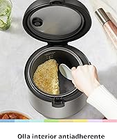 Vista 6 de COMFEE - Arrocera 6 en 1 de acero inoxidable, cocina lenta, vaporizador, salteado y calentador, 2 cuartos de galón, 8 tazas cocidas