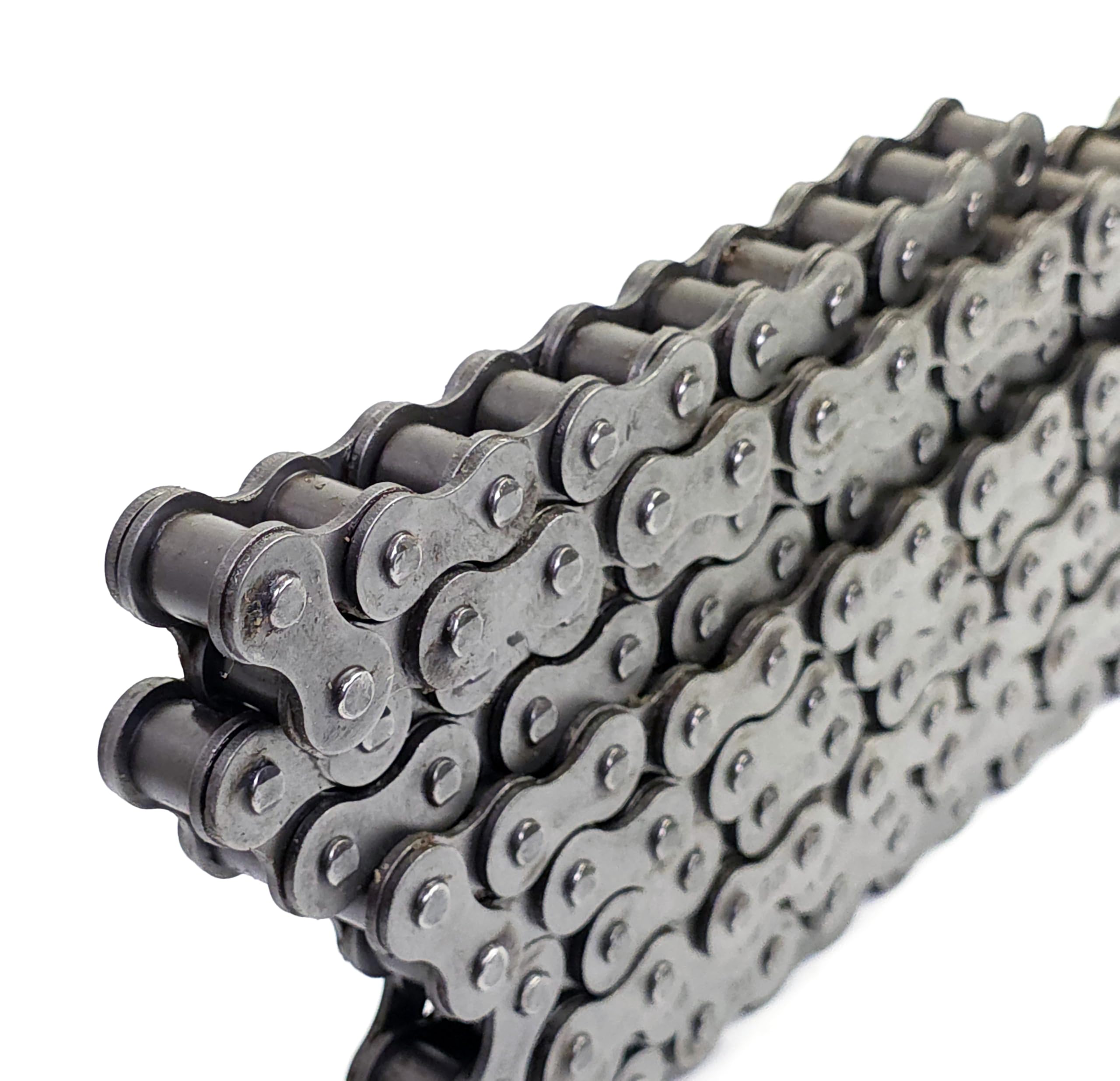 Rollenkette 16B-1 (1 Zoll / 25,4 mm) Simplex Einreihig DIN 8187 / ISO 606 – 2 Meter Antriebskette aus gehärtetem Stahl inkl. Kettenschloss für Landwirtschaft und Industrie