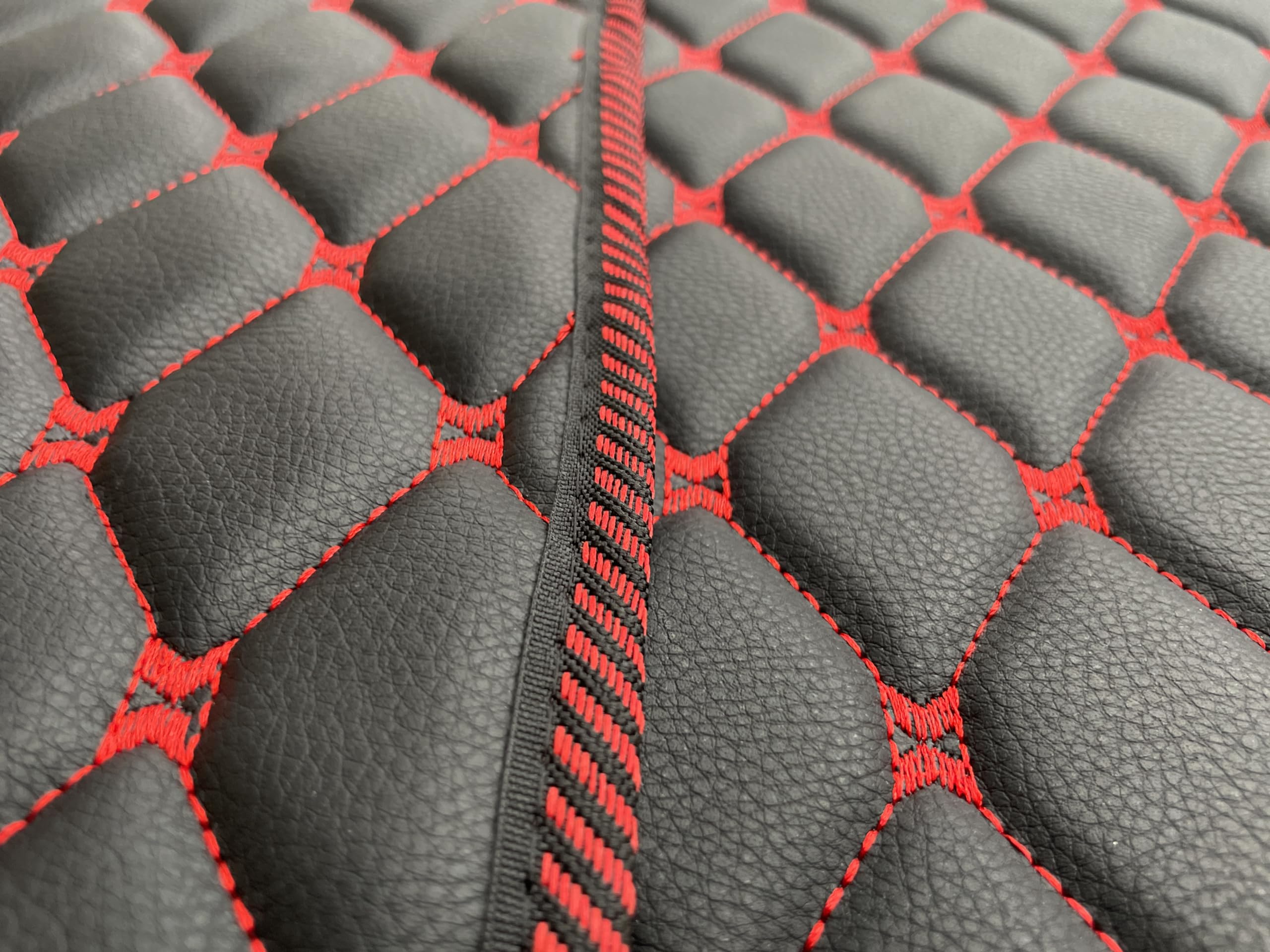 Alfombrillas de coche para camión VOLVO FH Automat 2013+ (negro y rojo)
