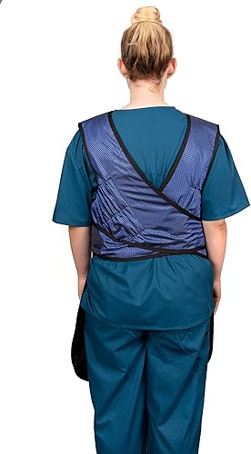 Miniatura 3 de Delantal Frontal, Flexiback, 1.969 in Pb LE, Ligero, Exterior Royal Blue Ripstop, Interior Negro, Encuadernación Negro