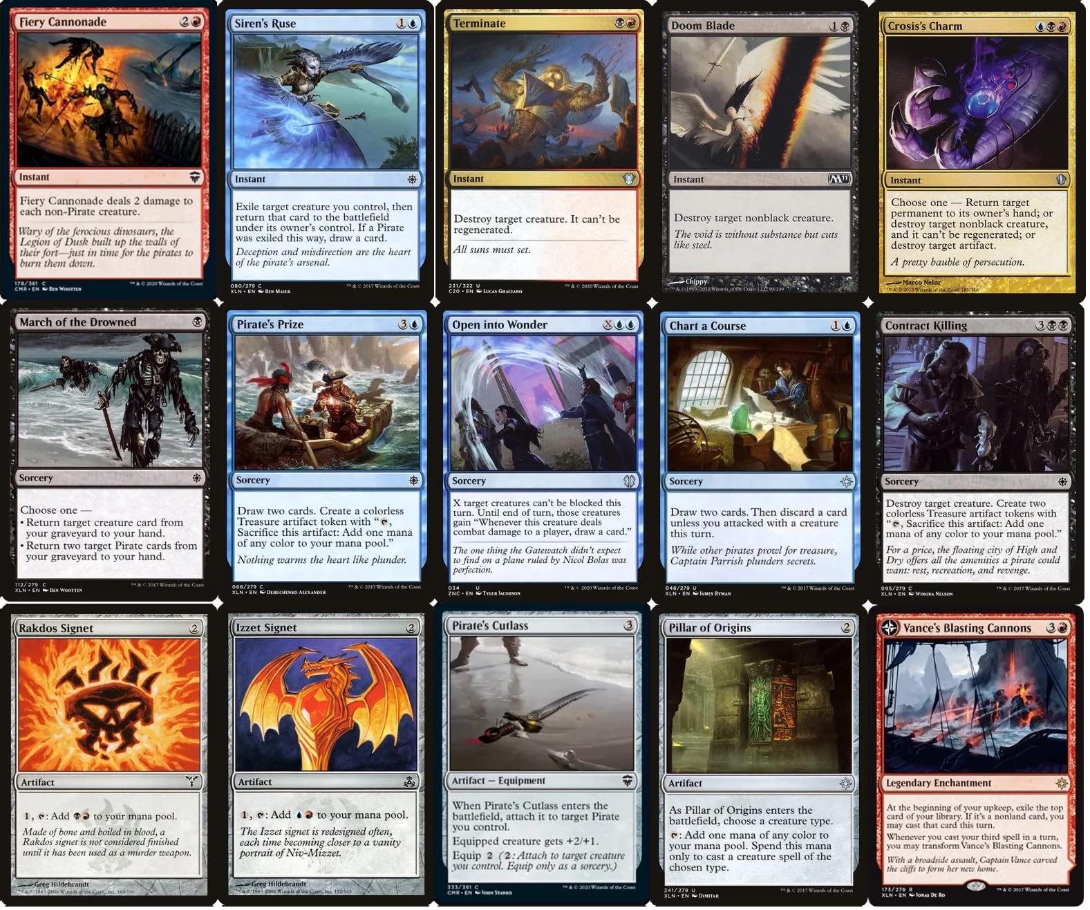 Amazon.co.jp: パイレーツコマンダーデッキ グリクシス カスタムビルド