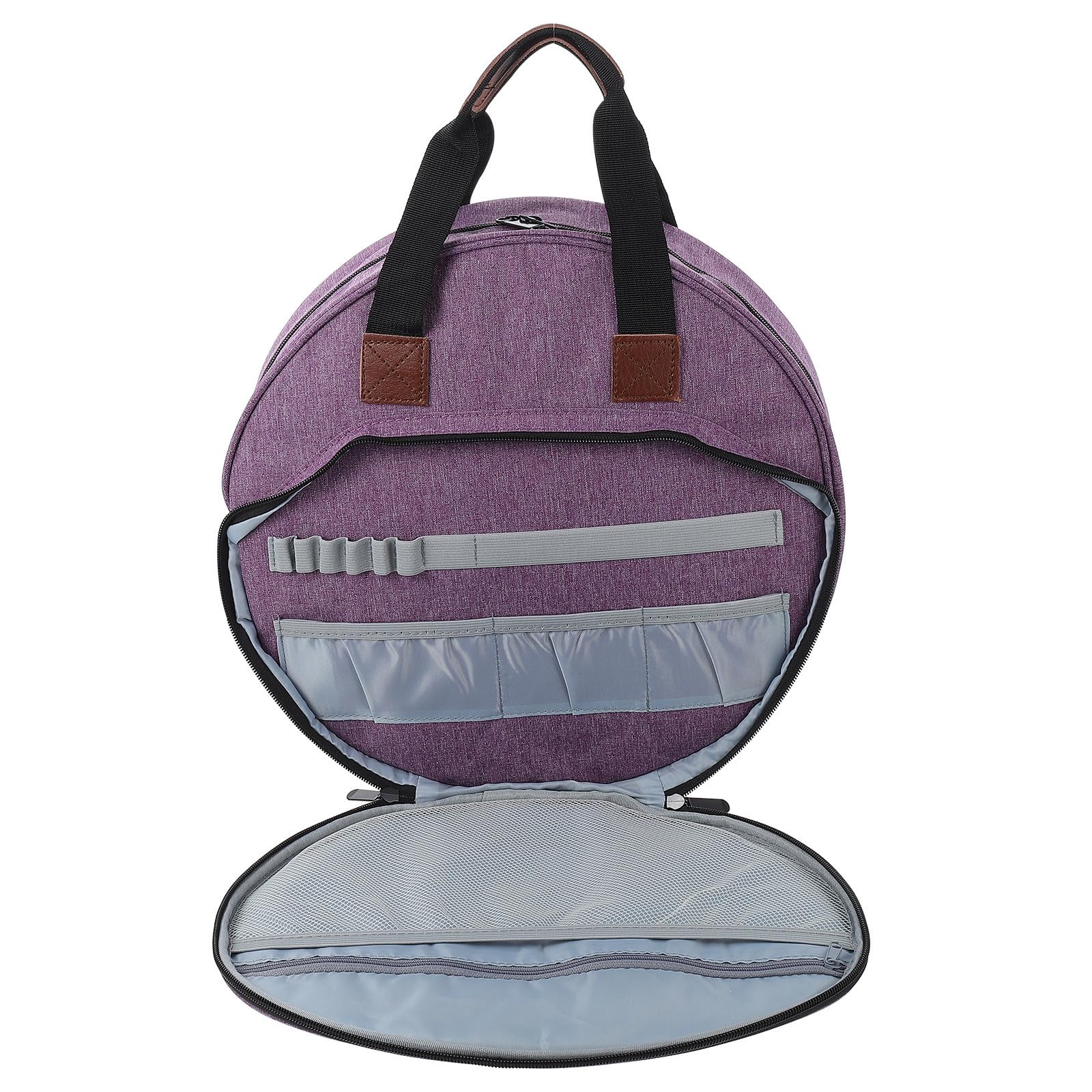 Bolsa de bordado portátil para tejer en el salón de casa con comodidad