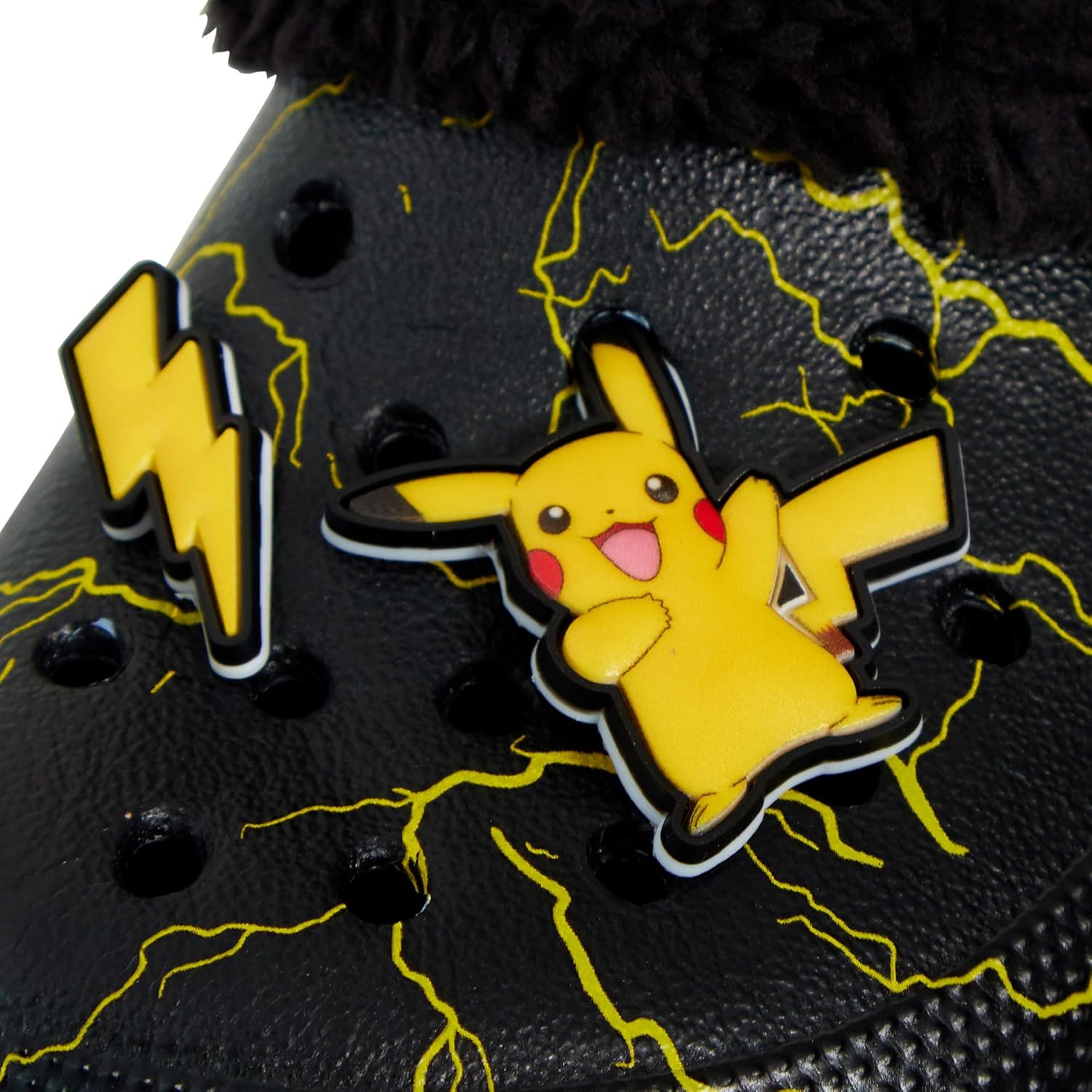 Pokemon Pikachu Clogs Borg Fur Fleece Lined with Charms Kids Slippers Girls Boys House Shoes Fluffy Sandals 4 81p 3eeHllL. AC SL1500