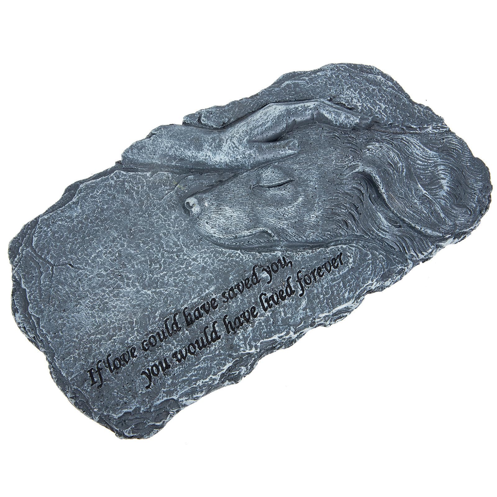 Lápida Conmemorativa para Mascotas de Resina, Decoración de Jardín