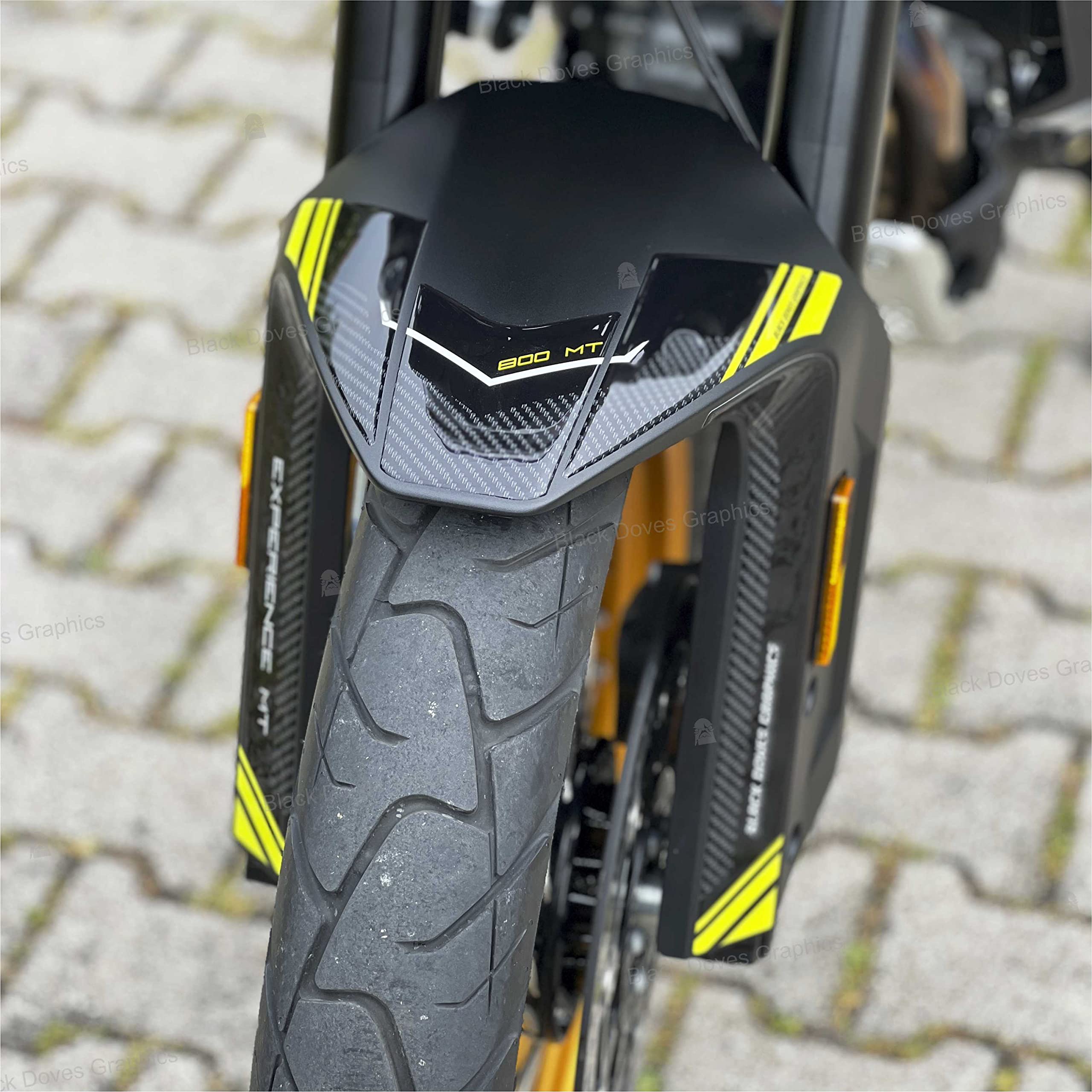 Autocollants 3D résine CF Moto 800 MT pour vos voyages et pistes