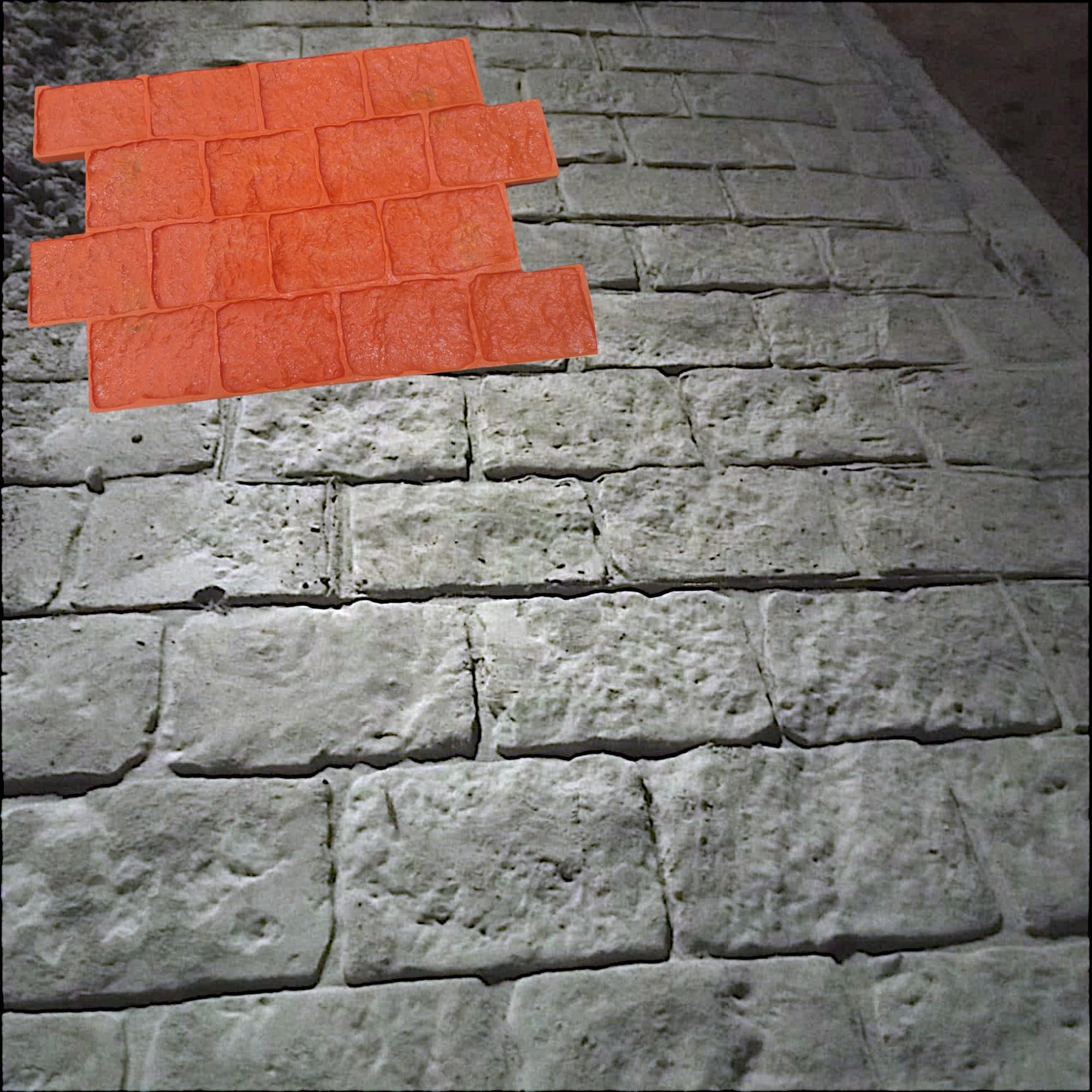 Molde de hormigón impreso imitacion Adoquín 64x41 cm - Moldes Hormigon Impreso (SEMI-RÍGIDO) (Para Suelos y Pavimentos)