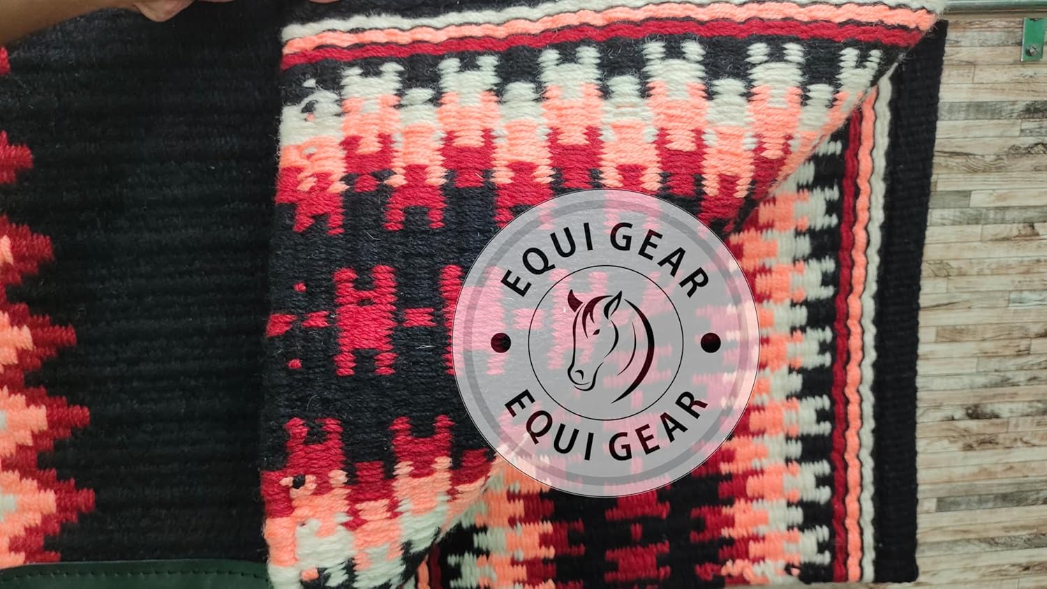 Horse Western Show Saddle Blanket/New Zealand Wool Western Saddle Blanket Top Wool Pad Sensor Flex (Customization Available) N256
