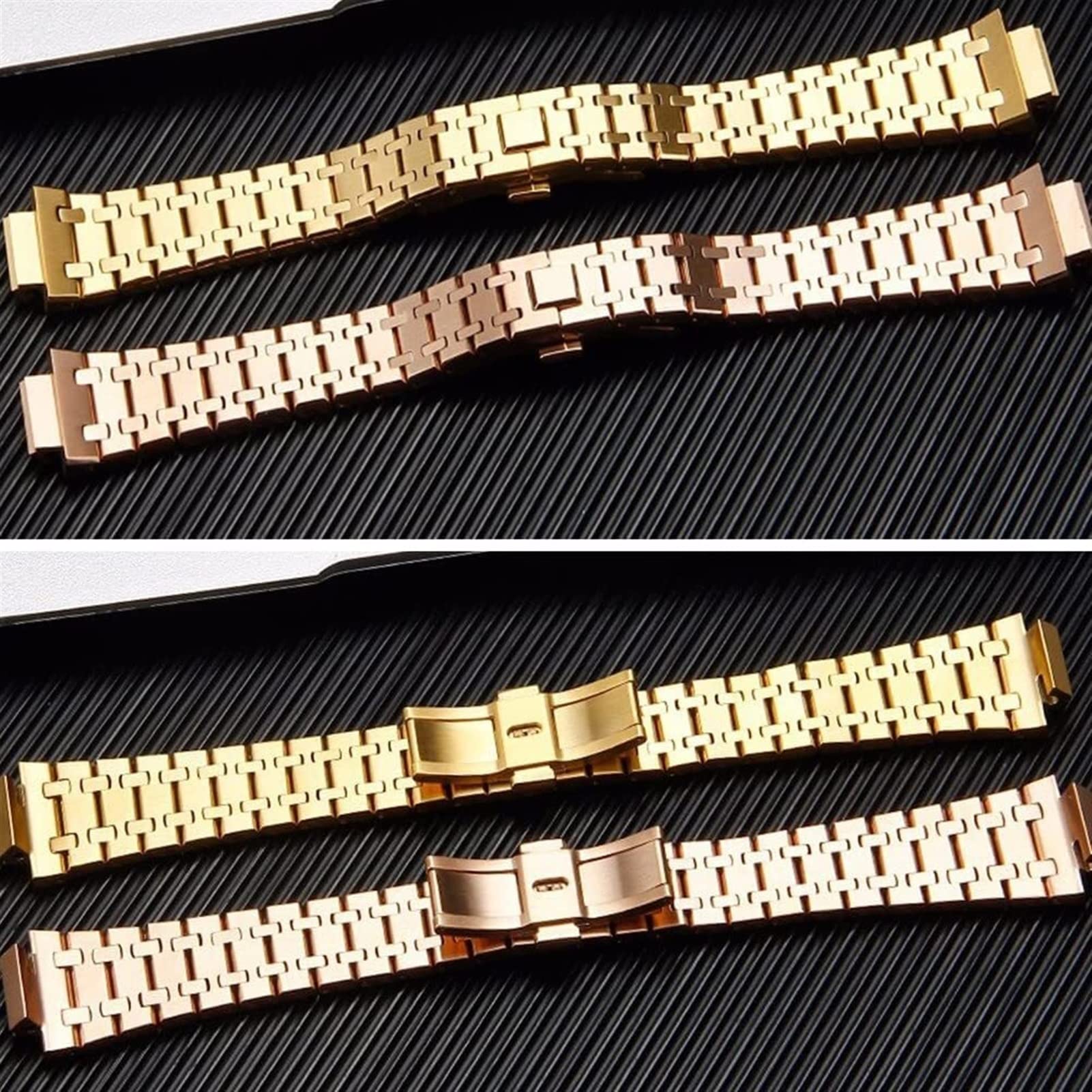 GA2100 - Kit de repuesto para correa de reloj de metal, accesorios de bisel de correa compatibles con relojes GA2100/GA-2110 para hombre