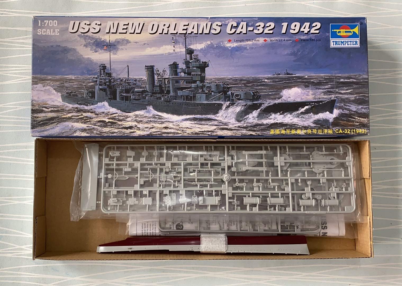 Trumpeter 05742 Zestaw modelarski USS New Orleans CA-32 (1942)