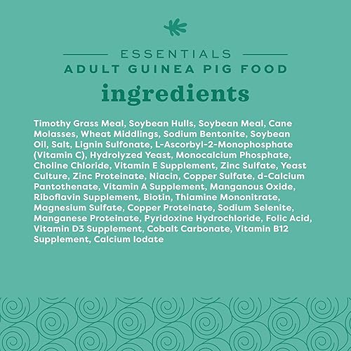 Miniatura 14 de Oxbow Essentials - Alimento para conejillos de indias adultos - Pellets naturales para conejillos de indias adultos - Sin ingredientes artificiales