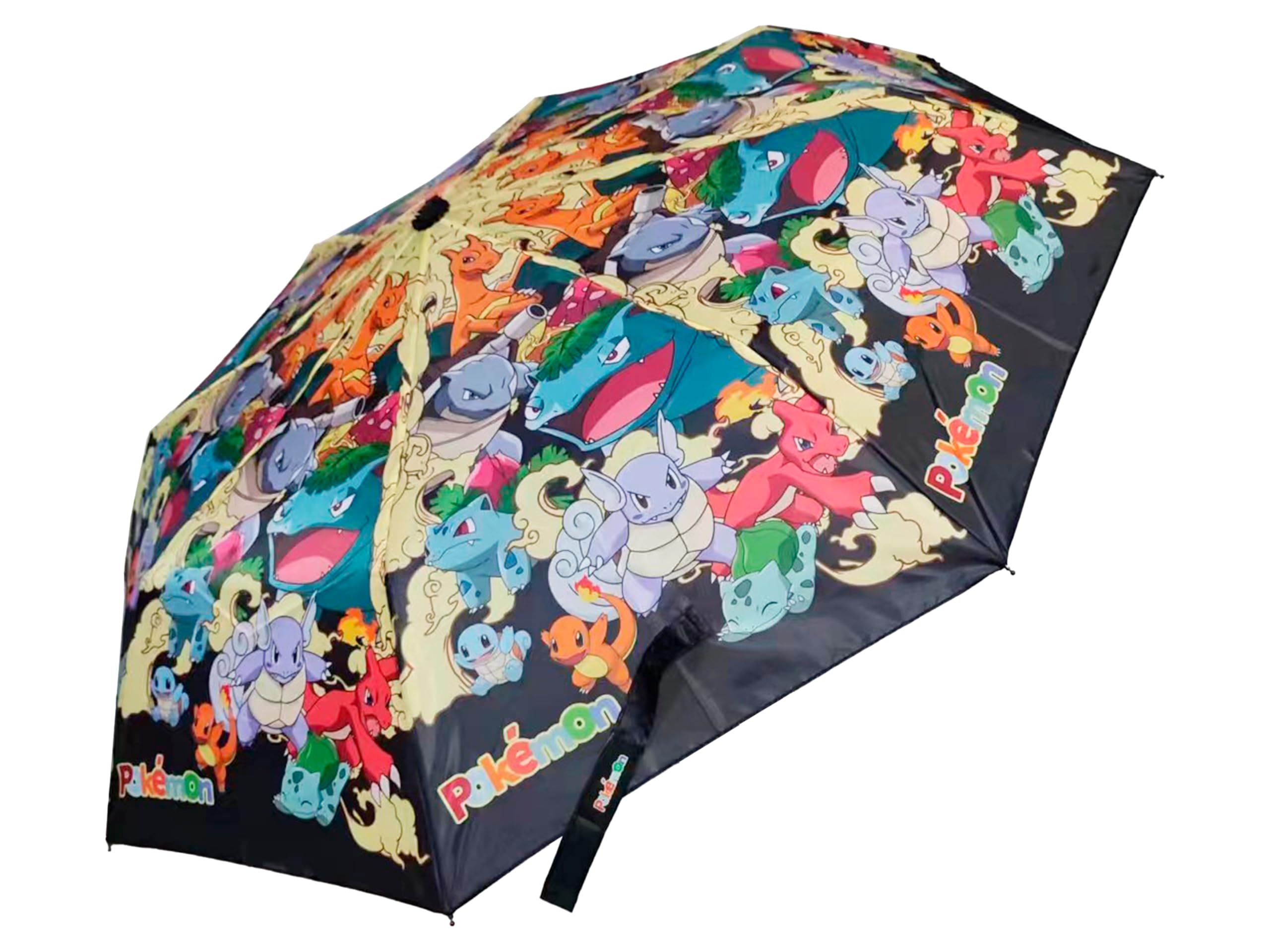 CYPBRANDS Pokemon Regenschirm, faltbar, mehrfarbig, offizielles Produkt