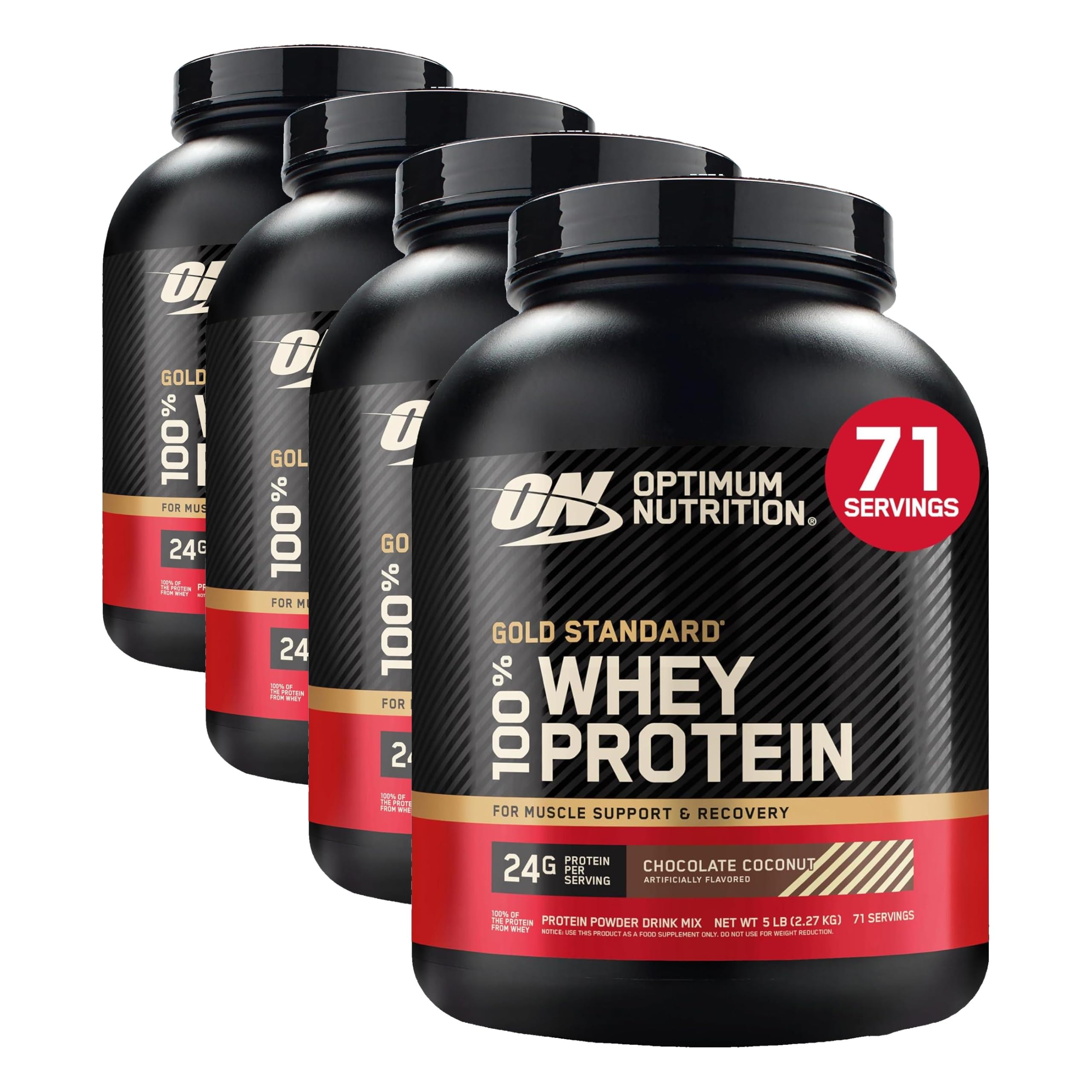 Optimum Nutrition Gold Standard Whey Protein Powder, Vanilla Ice Cream, 2LB — Amazon image 31