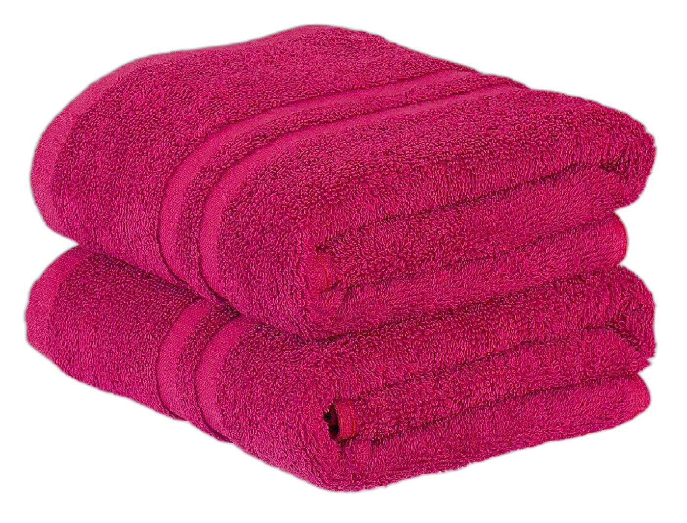 Draps De Bain Jumbo Opel Tex - 100% Coton Égyptien - 80x140cm - Lot De 2 - Turquoise