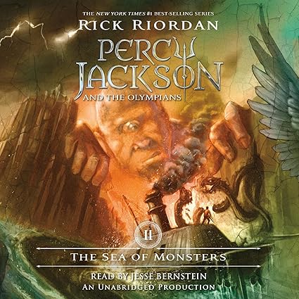 The Sea of Monsters by Rick Riordan - Book Cover and Summary
