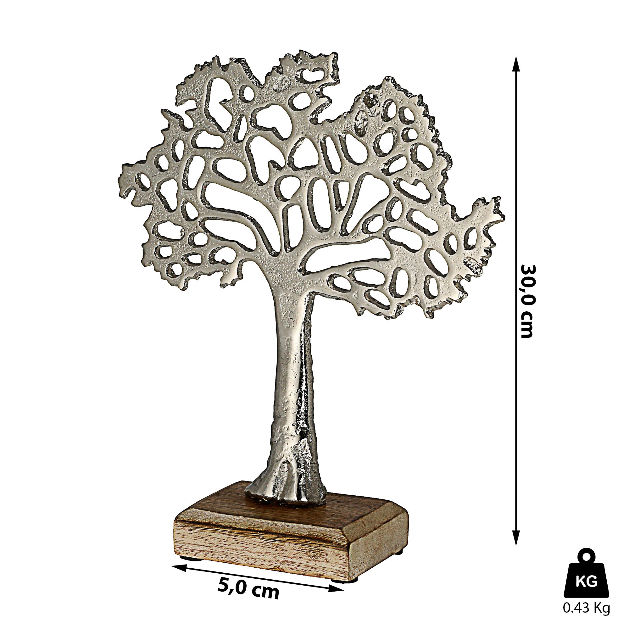 Petit Tabouret En Bois Massif – 30x20x18 Cm – Multifonction (Repose-pied, Banc, Support) – Design Naturel - 7