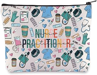 Nurse Practitioner Cosmetic Bag Medical NP Gift Nurse Practitioner Graduation Makeup Zipper Pouch Bag For Nurse Practitioner Appreciation Gift (Nurse Practitioner)