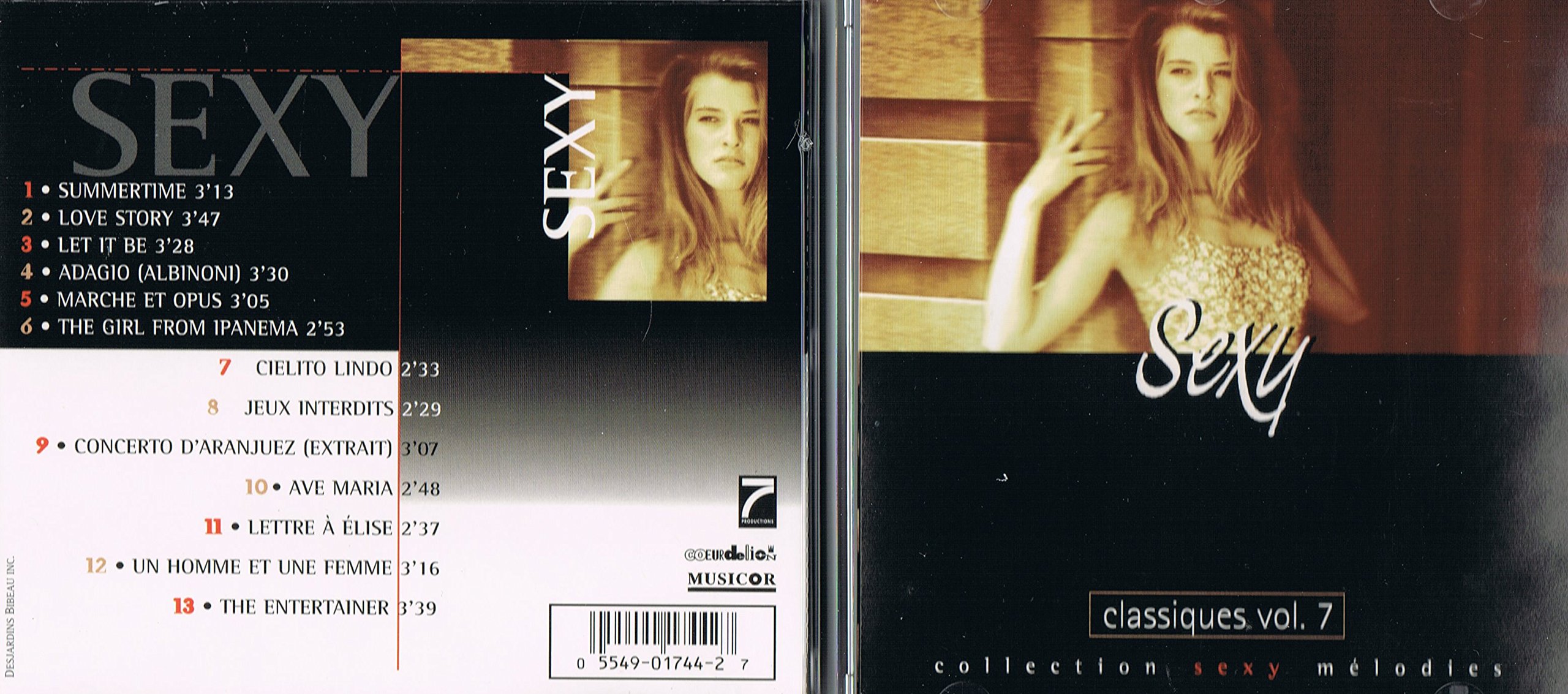 Sexy Classiques Vol. 7 (collection sexy mélodies) [Audio CD] Production 7