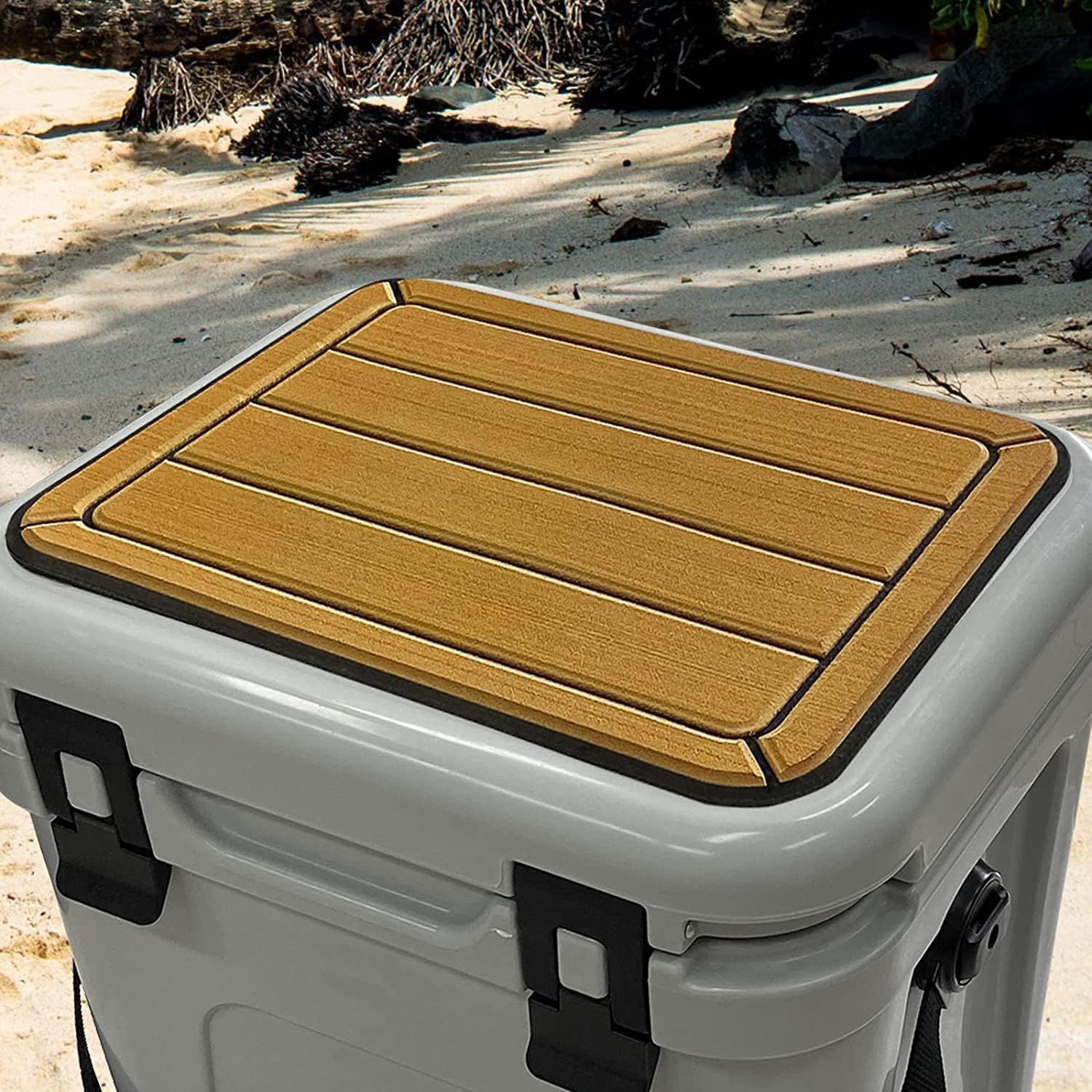 Hjdeck Cooler Pad for YETI Roadie 24 Cooler Seat Cushion Soft Self-Ahesive Cooler Pad Accessory