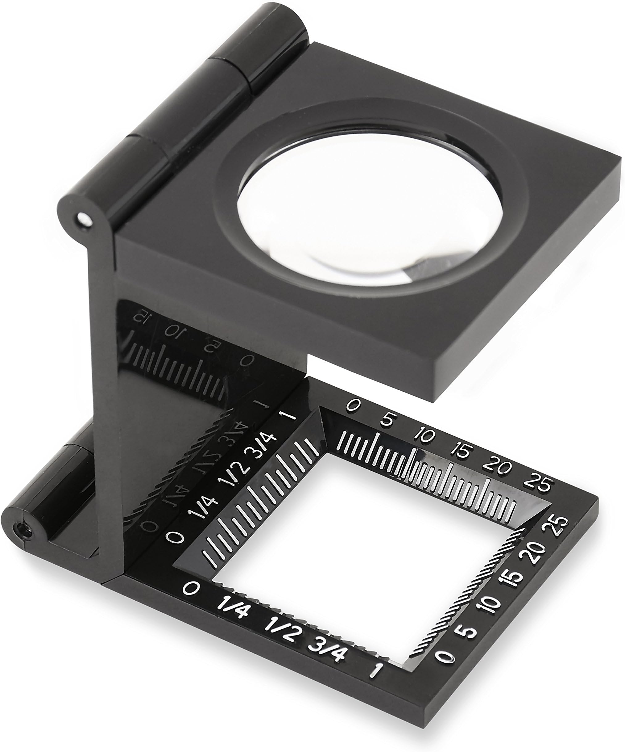 LinenTest 5x30mm Folding Loupe Magnifier , Black