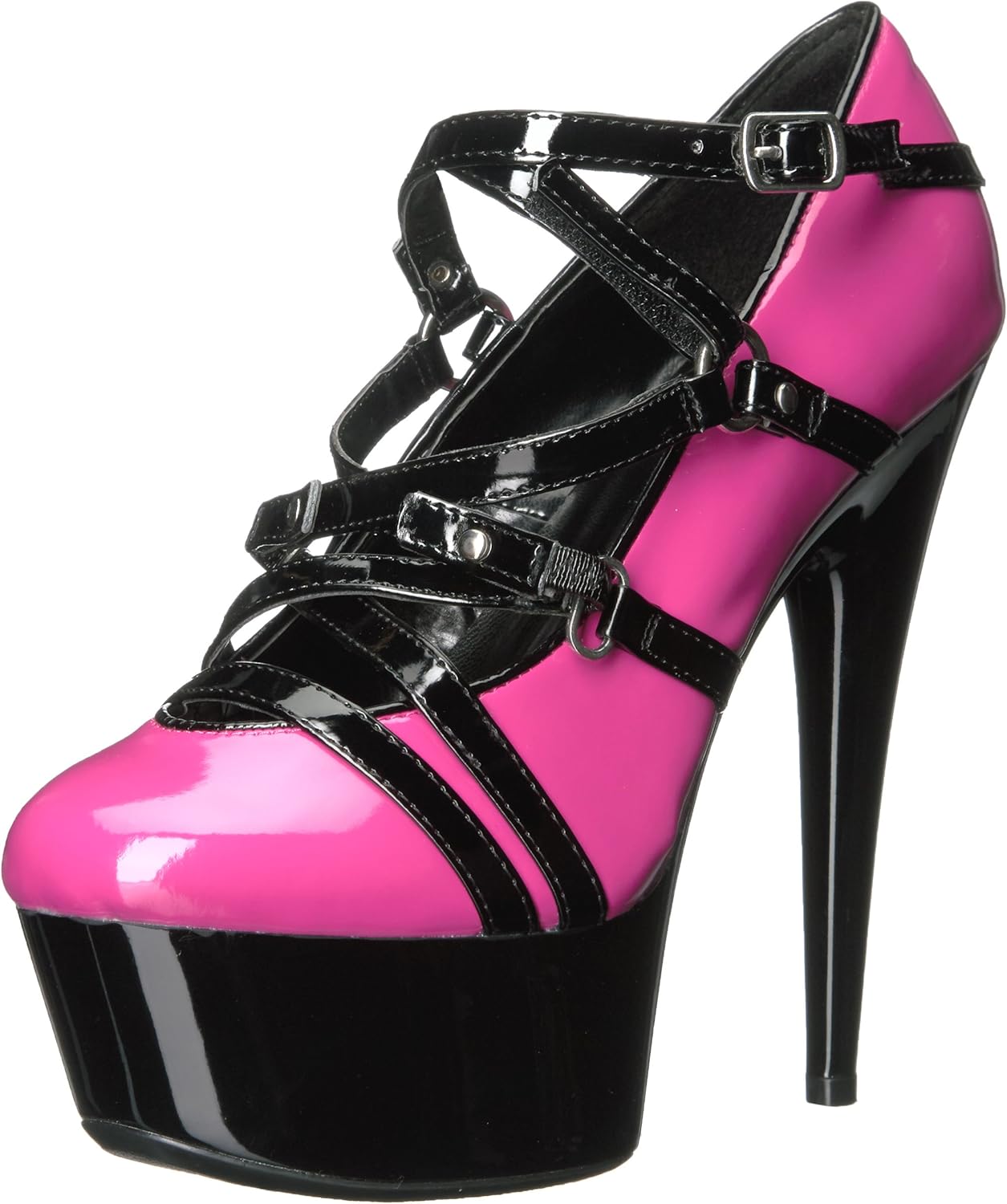 Ellie Shoes Women's 609-lolly Platform Pump, Fuchsia, 6 M US