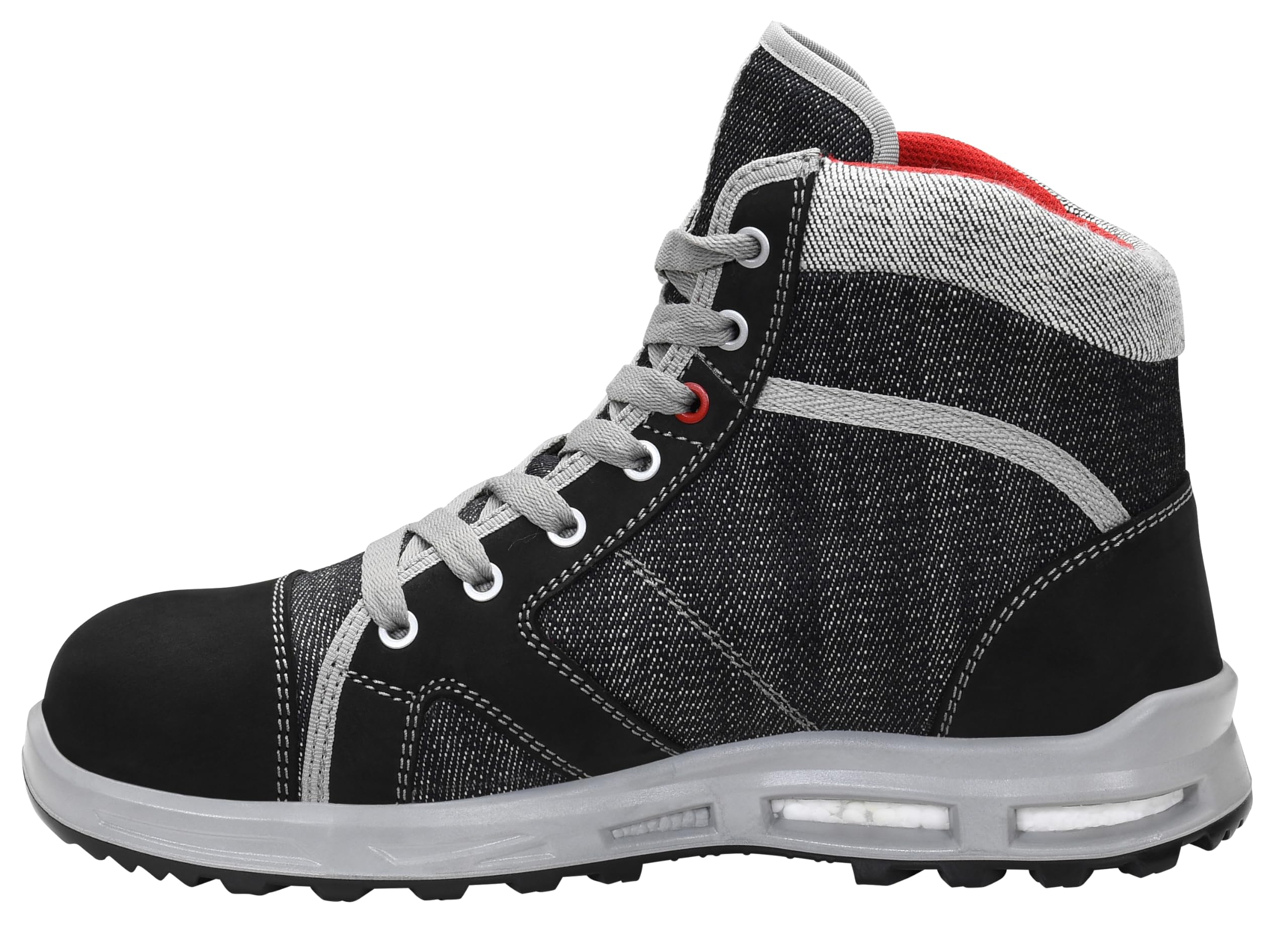 ELTEN Sicherheitsschuhe SENSATION XXT Mid ESD S2, Herren, Infinergy-Dämpfung, sportlich, Sneaker, leicht, dunkelblau, Stahlkappe, Halbstiefel - Größe 36