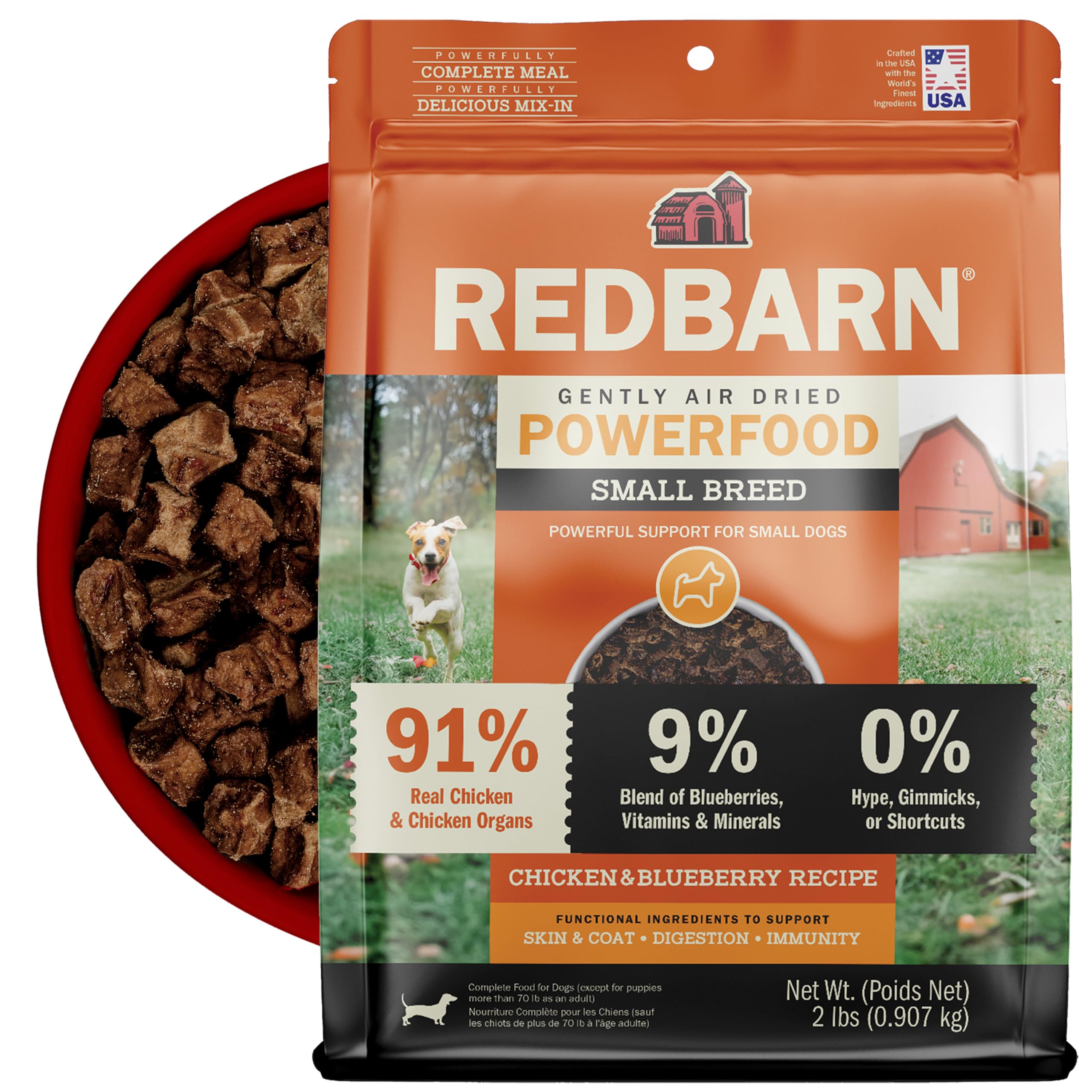 Redbarn Powerfood Air Dried Small Breed Recipe