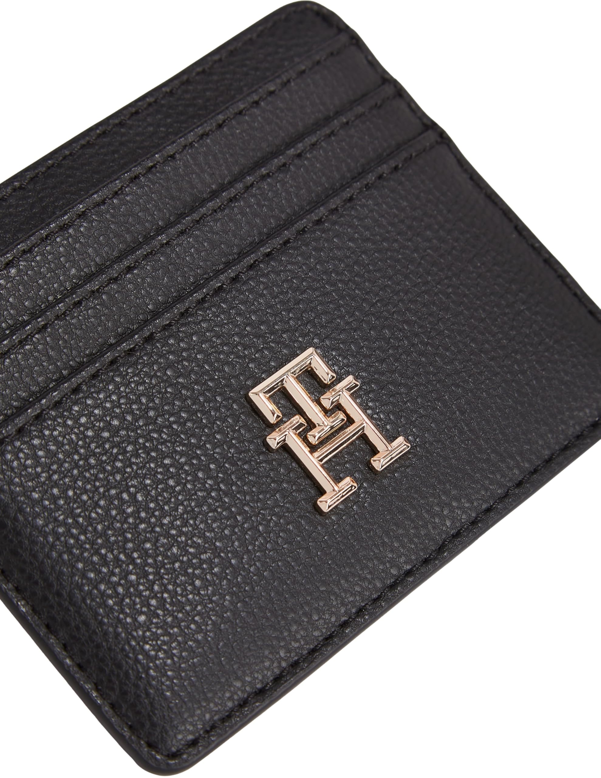 Tommy Hilfiger Cartera Mujer Soft Logotape pequeño, Negro (Black), Talla Única
