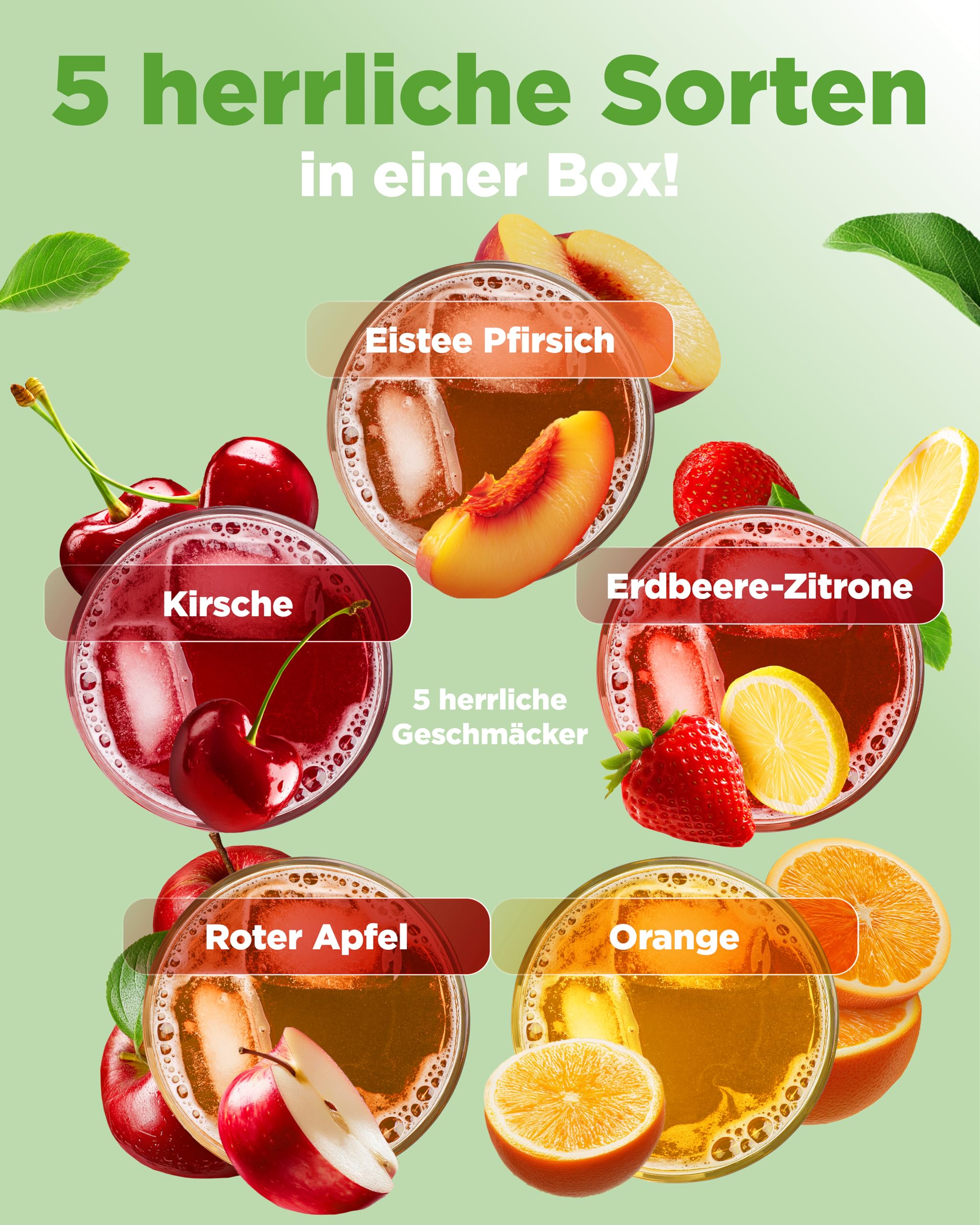 vit4ever Yummy Sirup Zero Mixed Set, 10 x 65ml, zuckerfrei und praktisch ohne Kalorien, mit nur 1kcal je 100ml Wasser-Sirup-Mischung, hochkonzentriert, für 8 l Fertiggetränk, vegan | 1 kcal je 100 ml, hochkonzentriert, für 8 l Fertiggetränk, vegan