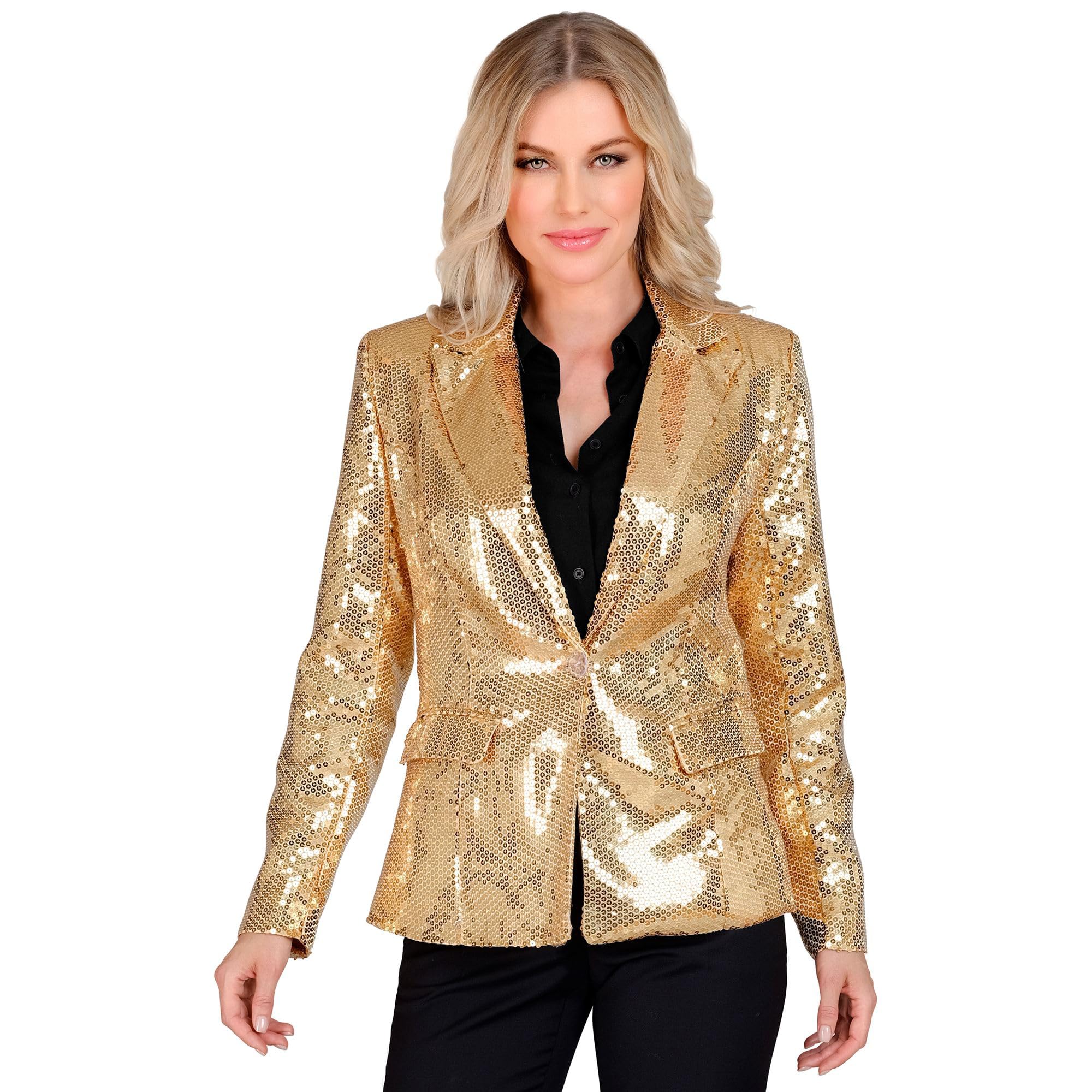 Widmann Milano Party Fashion - Party Fashion Blazer with Sequins for Women, Disco Fever, Schlagermove, Jacket, Suit Jacket