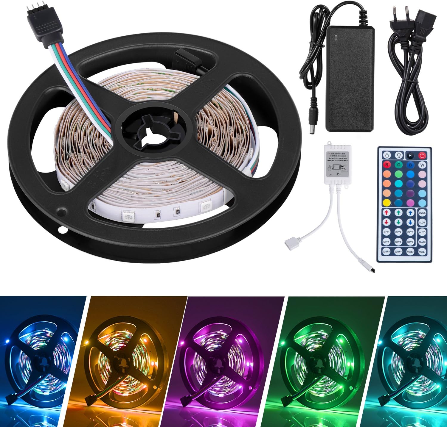 striscia luminosa a led per camera da letto 65ft