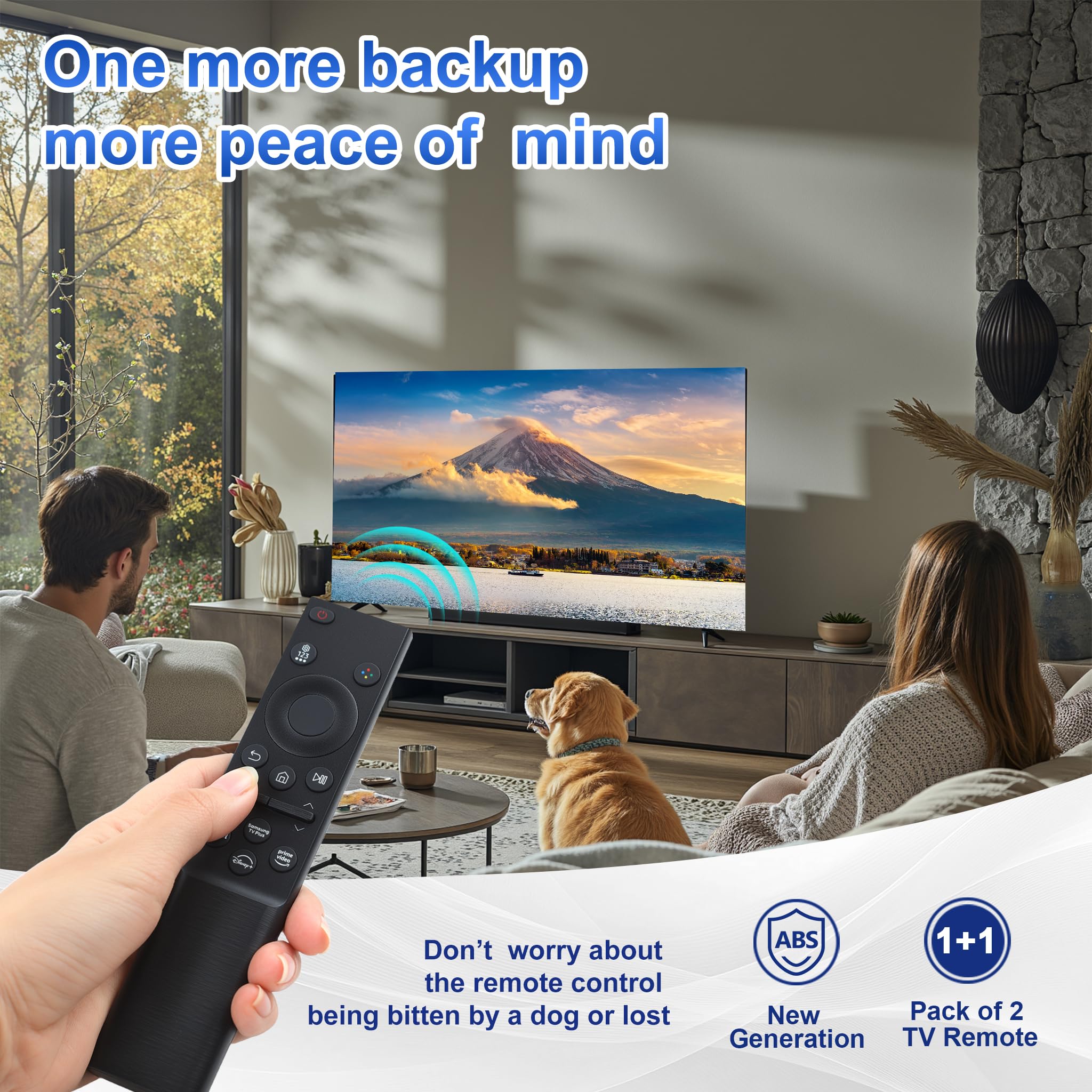 Telecomando universale per TV LCD, LED, HDTV 3D, serie TV UHD, 2 pezzi