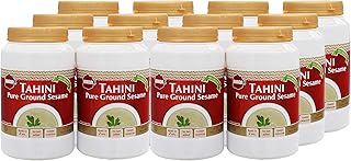 Baron's Pure Tahini Sesame Paste | Rich Creamy Taste for Hummus, Dips & Baba Ghanoush| Kosher, All-Natural, Keto-Friendly ...