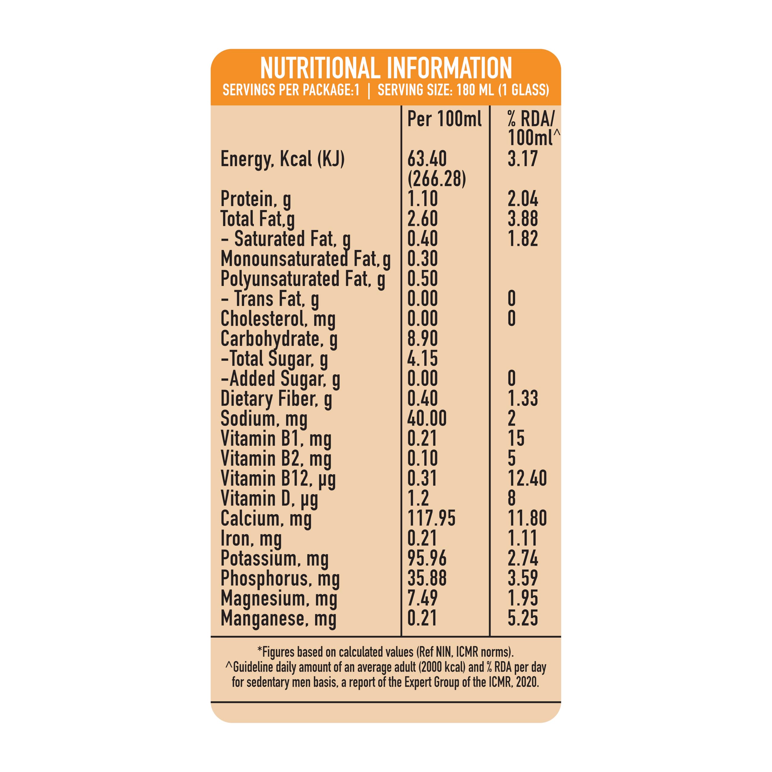 Only Earth Oats Drink Barista Edition | Unsweetened Drink | Lactose Free | Preservatives Free | Plant Based | Dairy Alternative | Source of Calcium | Source of Vitamin D, B1, B2 & B12 | 180ML (Pack of 12) - Image 6 thumbnail