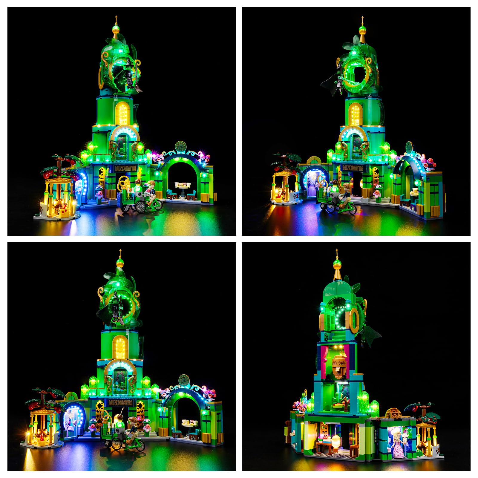 Kyglaring LED Lighting Kit for Emerald City Model Set, Compatible with Lego 75684