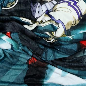 My Hero Academia Izuku Midoriya Soft Plush Lightweight Throw Blanket 45 X 60
