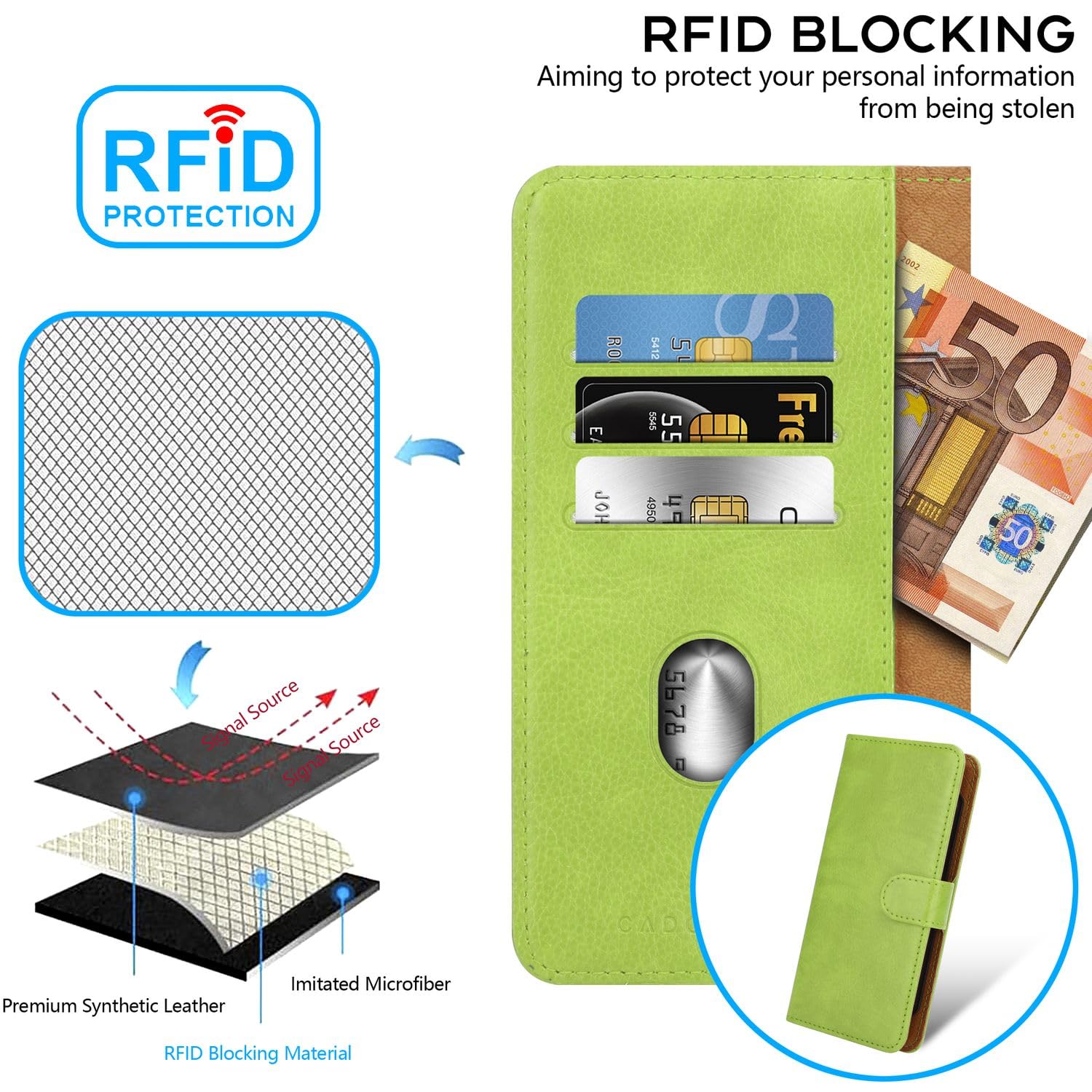 Cadorabo flip case kompatybilny z Samsung Galaxy J3 2015 etui na telefon komórkowy z kieszenią na kartę, 360 stopni ochronne etui z klapką -PU skórzane etui składane ŻÓŁTY