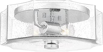 Quoizel Kaplan 2-Light Polished Chrome Flush Mount Light