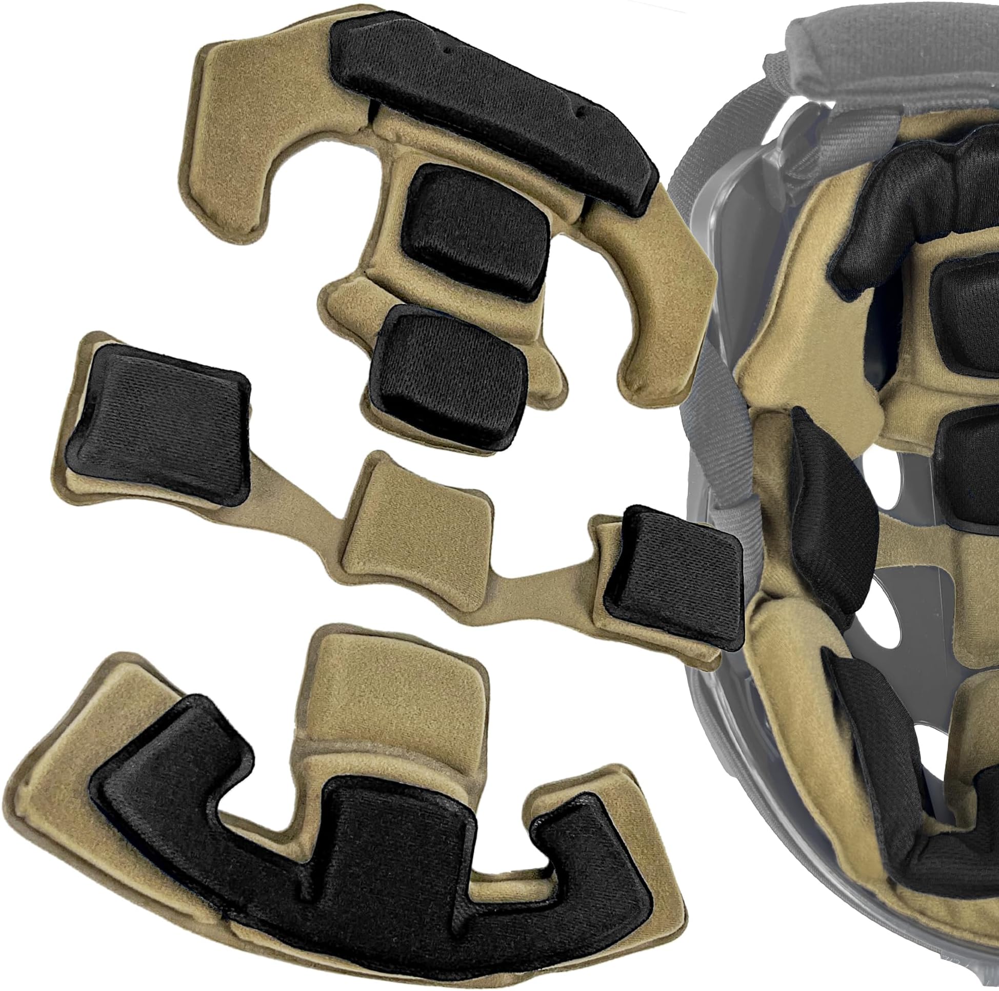 Tactical FMA Outdoor Combat EX Helmet Internal Memory Foam Pad Protective Mat … …