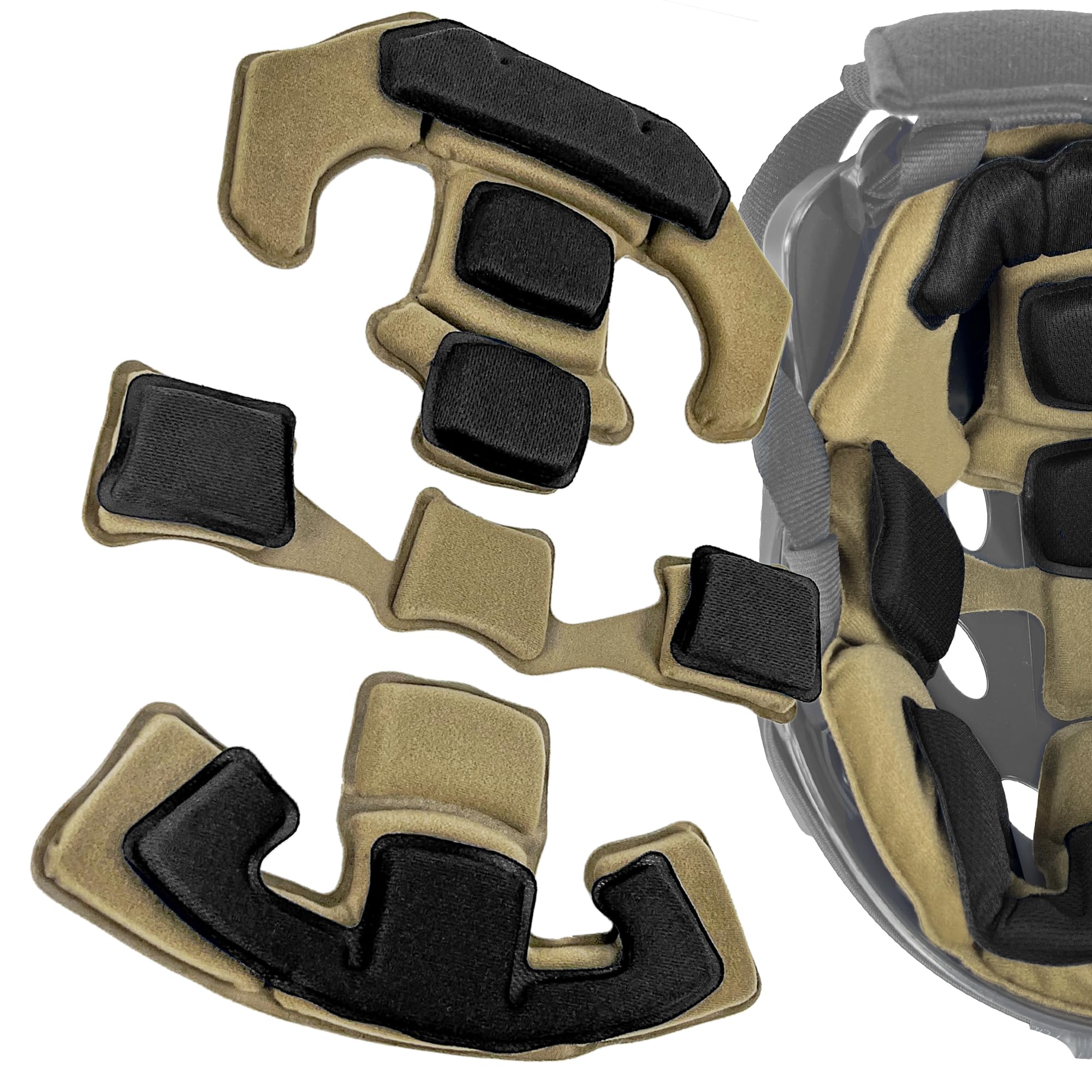 HANSTRONG GEAR Tactical FMA Outdoor Combat EX Helmet Internal Memory Foam Pad Protective Mat … …