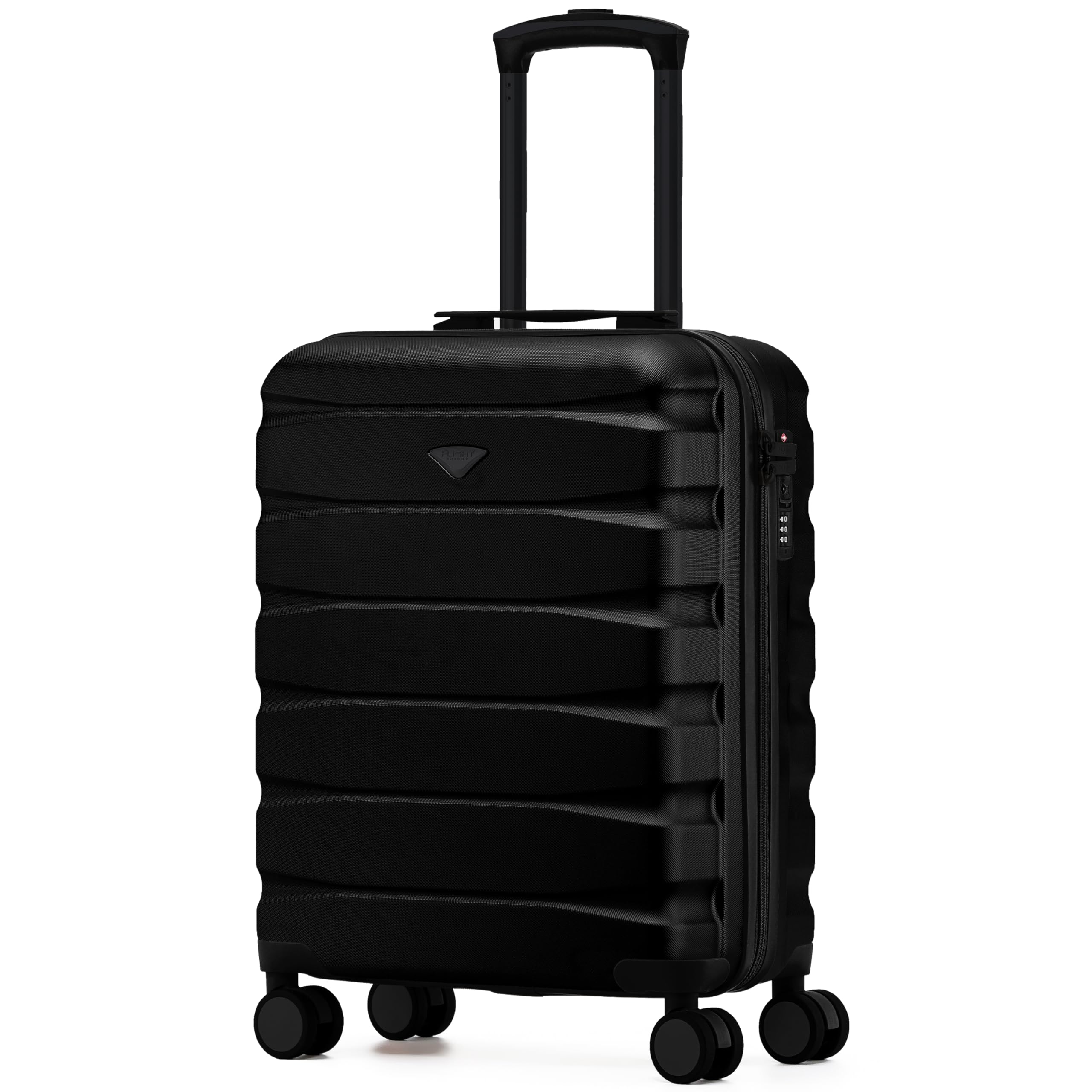 Flight Knight Underseat Cabin Suitcase 45x36x20cm | Free Hand Luggage for EasyJet & Wizz Air | Lightweight ABS Hard Shell with 8 Silent-Glide Spinner Wheels | Max Space Travel Bag — view 89