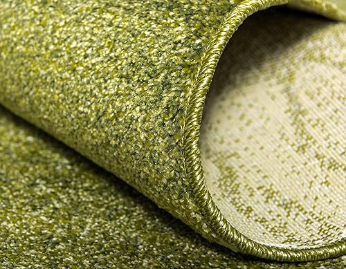 Miniatura 6 de Unique Loom Del Mar Collection Alfombra de área - Sarah (1.60 m x 2.44 m Rectángulo, Verde claro Marfil)