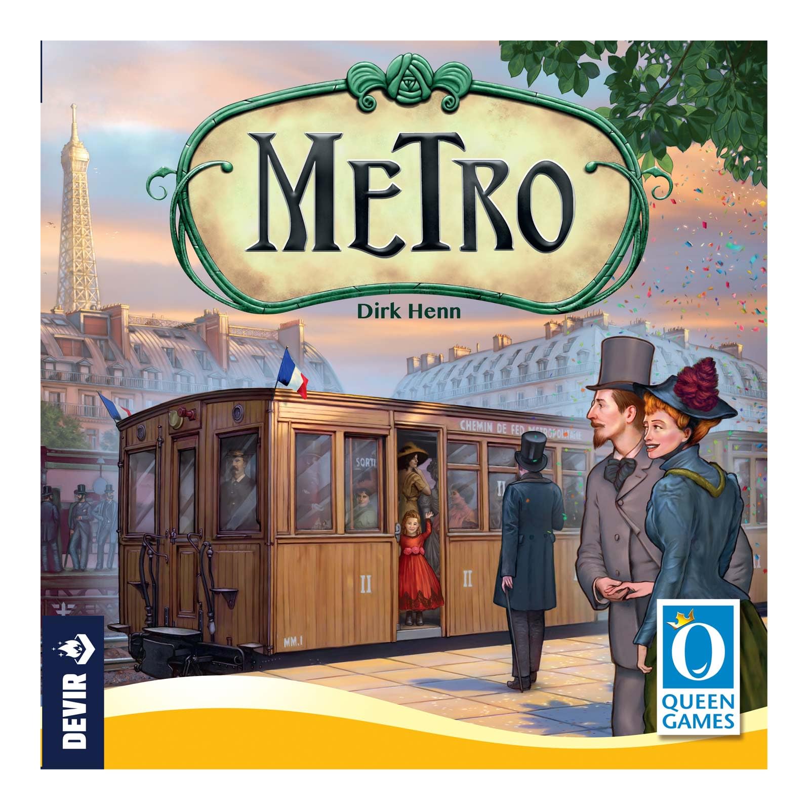Devir - Metro, gioco familiare, gioco da tavolo, set da 8 anni