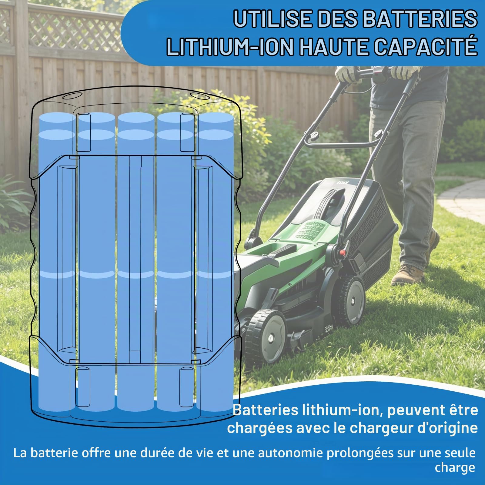 Batterie Li-ION 36 V Compatible avec Bosch Rotak 34 37 43 1600Z0003C 2607336003 2607336004 2607336107 BAT810 BAT836 BAT836 BAT8400003D