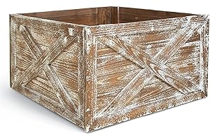 Wooden Tree Collar Box: A Festive Christmas Tree Stand