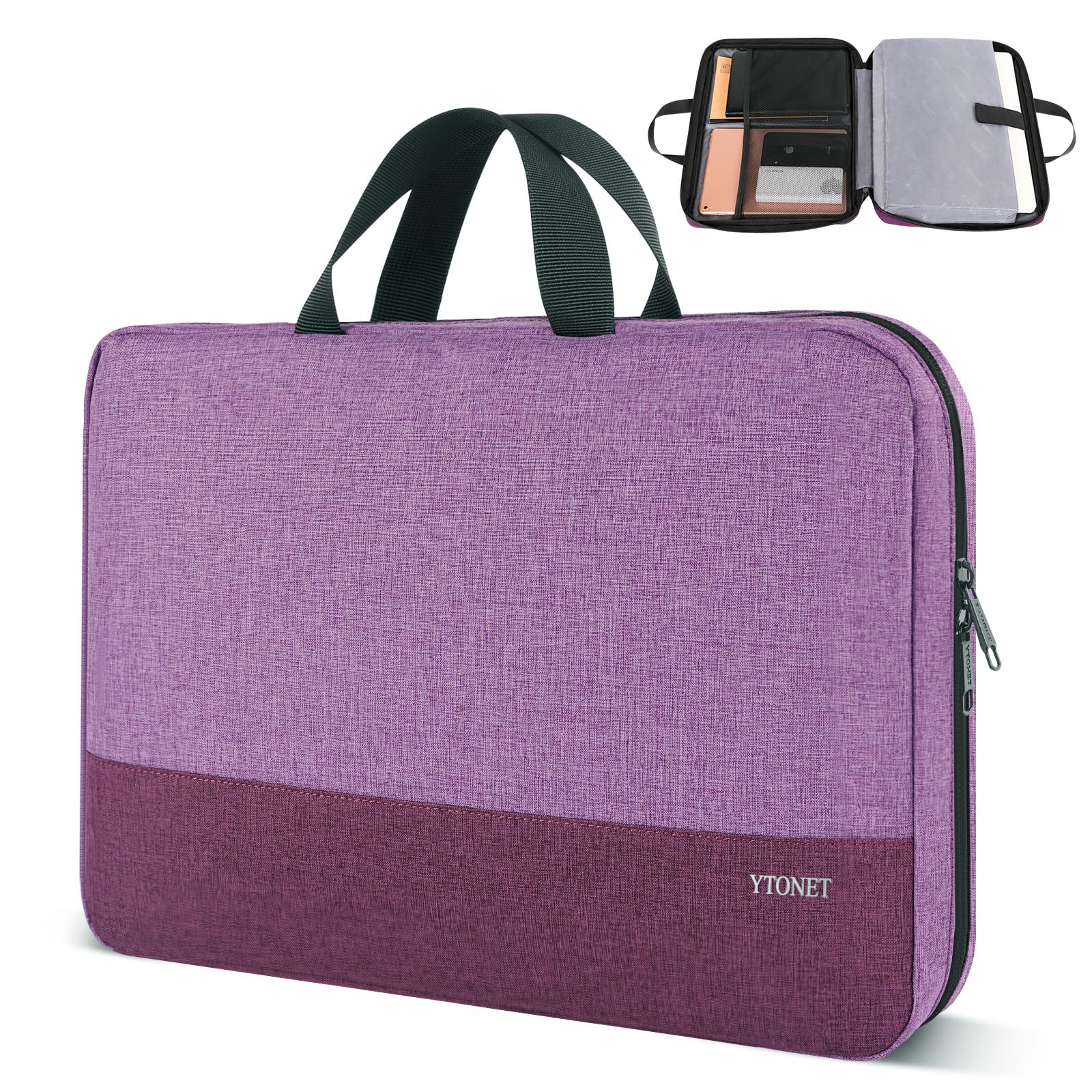 Ytonet Laptop Sleeve Case 16 inch, 15-15.6 Inch, Laptop Cover with Handle