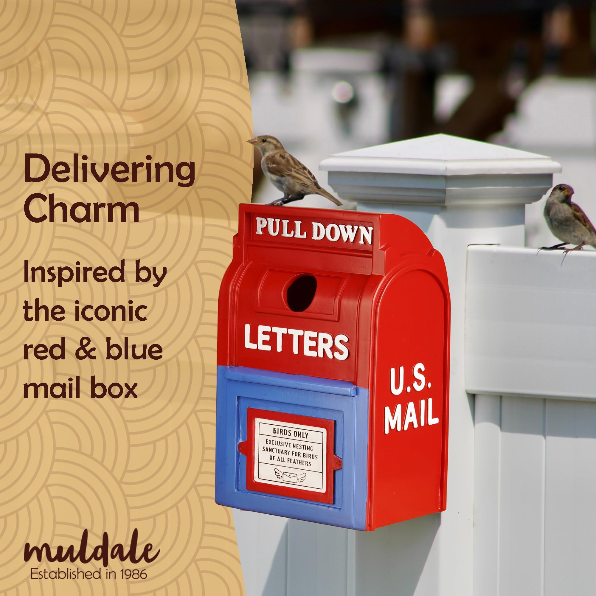 その他 GELCHOP BIRD HOUSE POST BOX Bird House Post Box | Creative