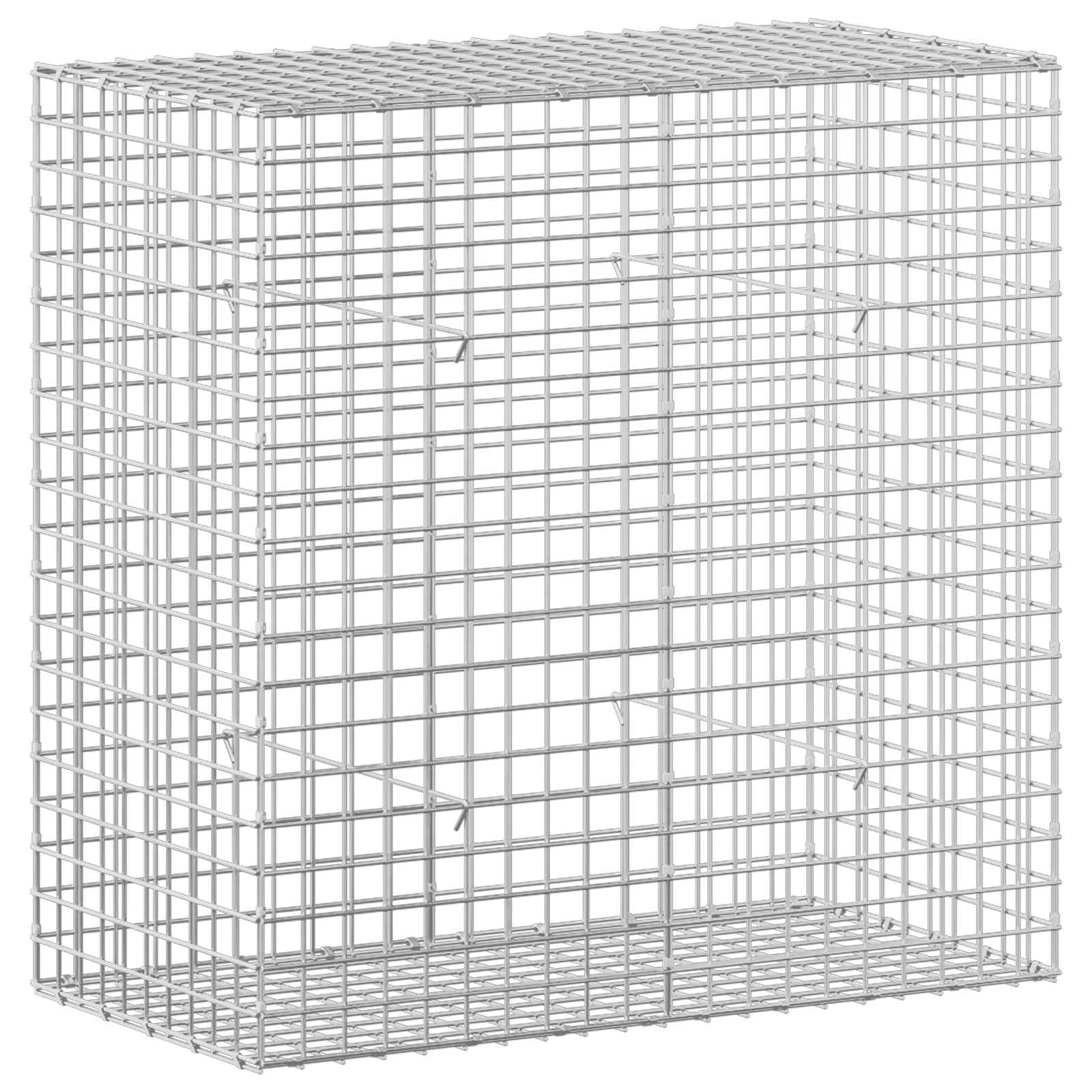 vidaXL Gabion with 3.5 mm Wire and 5x5 cm Mesh 100x50x100 cm