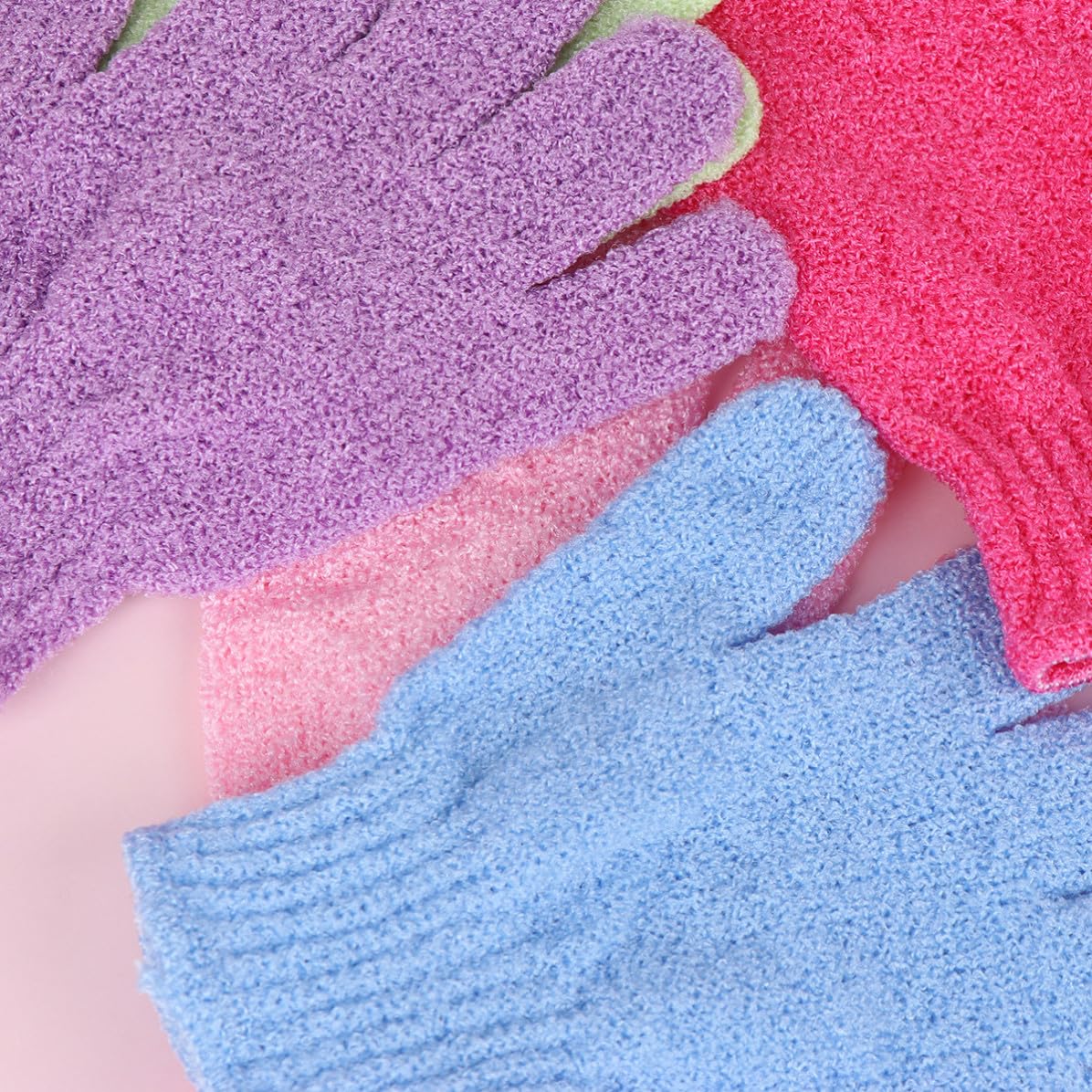 BESPORTBLE 90 Stück Fünf Finger Duschhandschuhe aus Nylon zum Peeling
